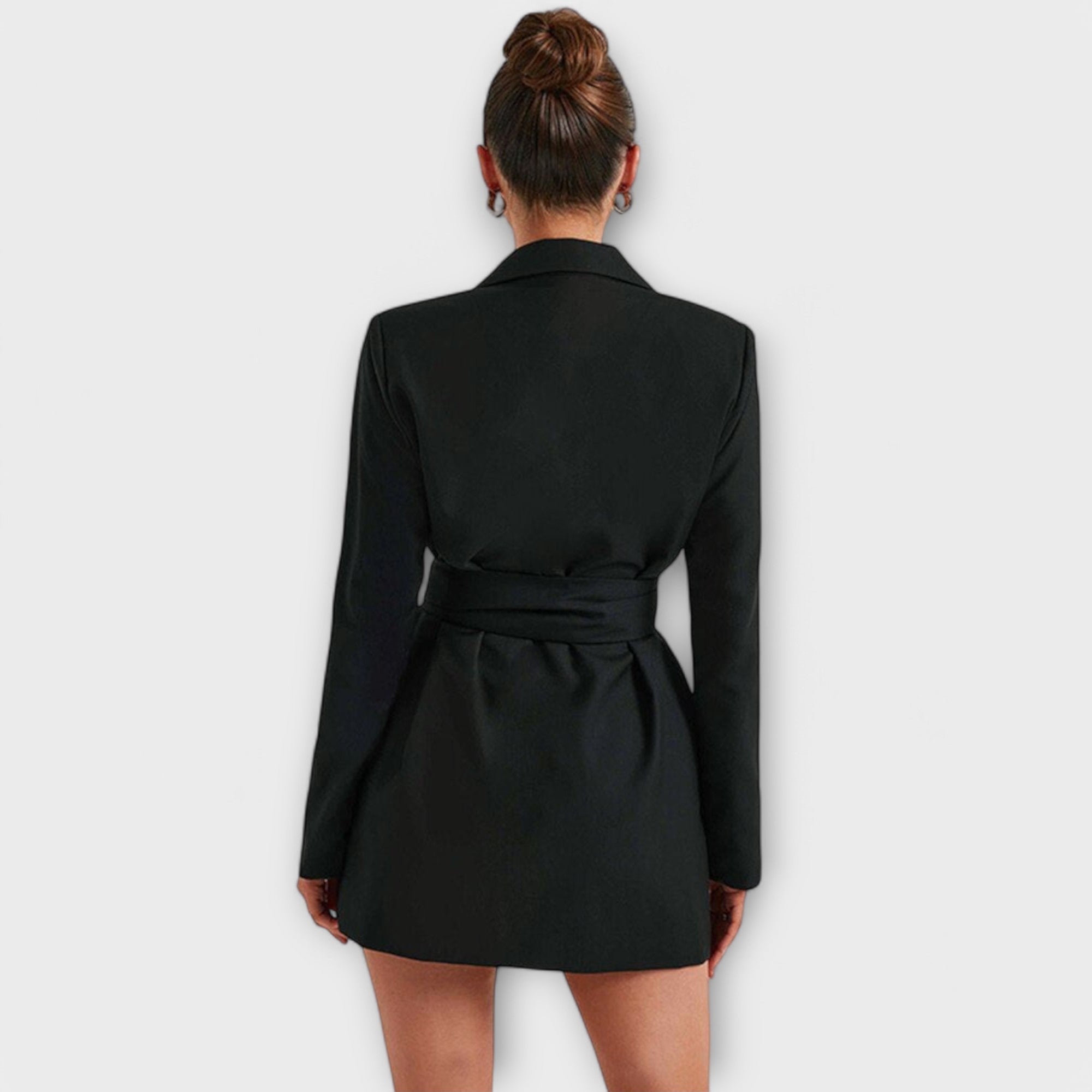Vestido Blazer Elegante con Escote en V | Americana