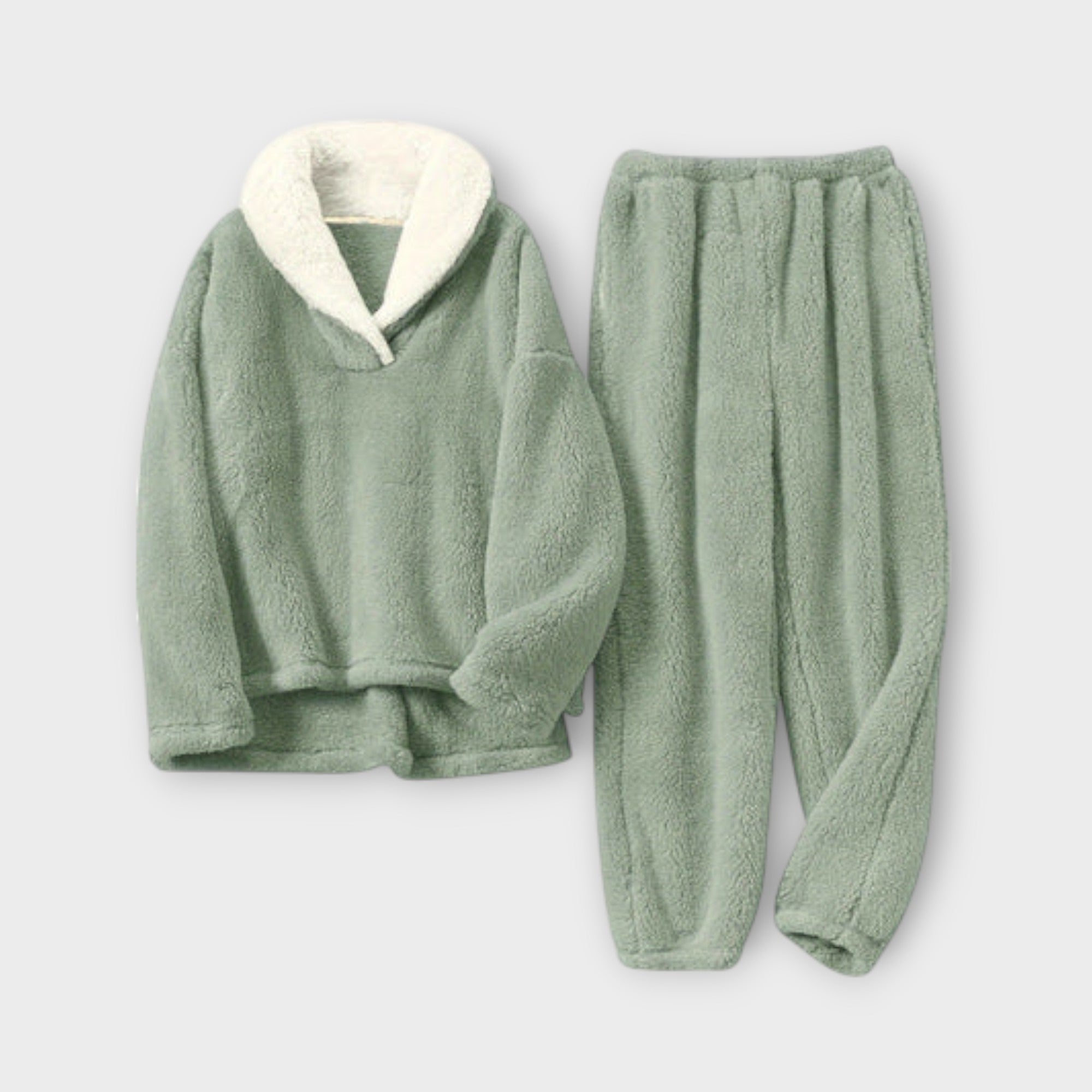 Pijama de Franela de Cuadros para Mujer |  Nysa