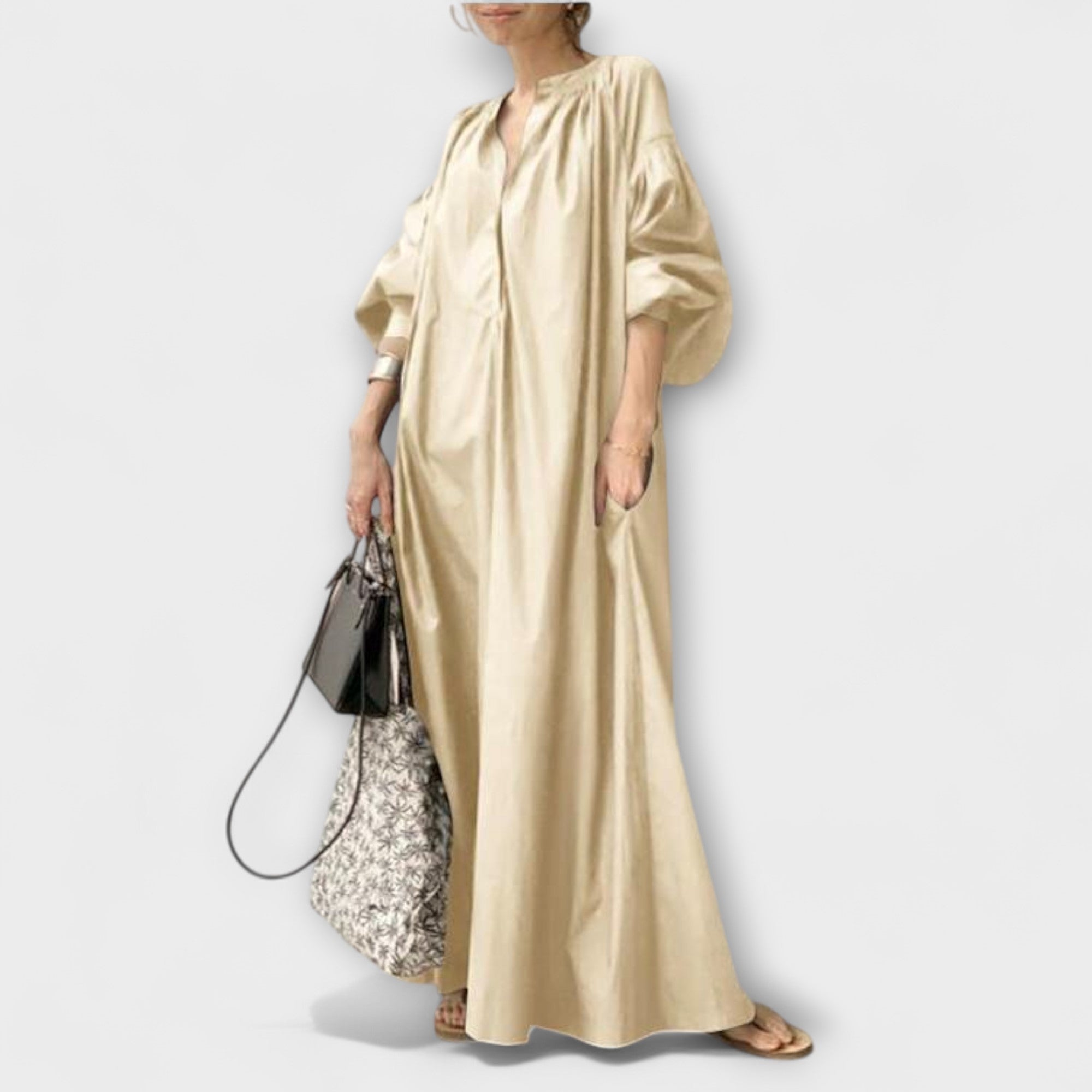 Vestido Midi Plisado para Fiesta | Boda