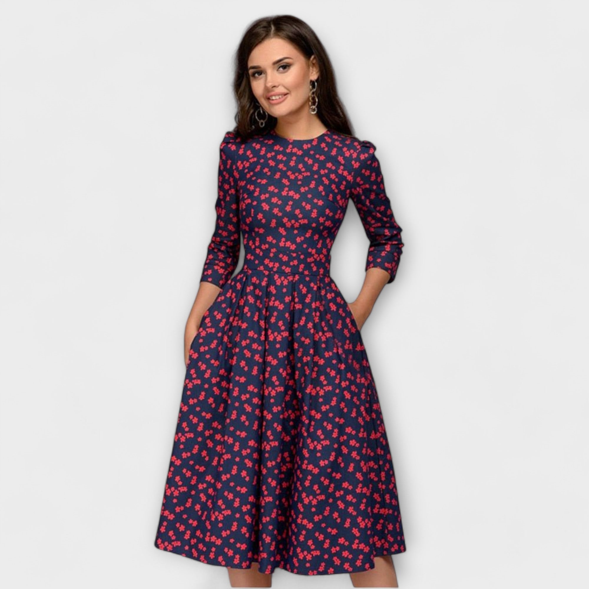 Vestido Elegante Midi a la Rodilla | Bela