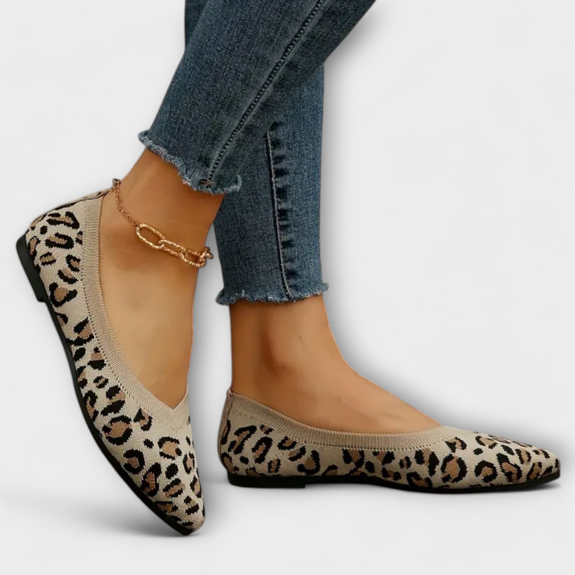 Bailarinas en Punta con Estampado de Leopardo | Zuzia