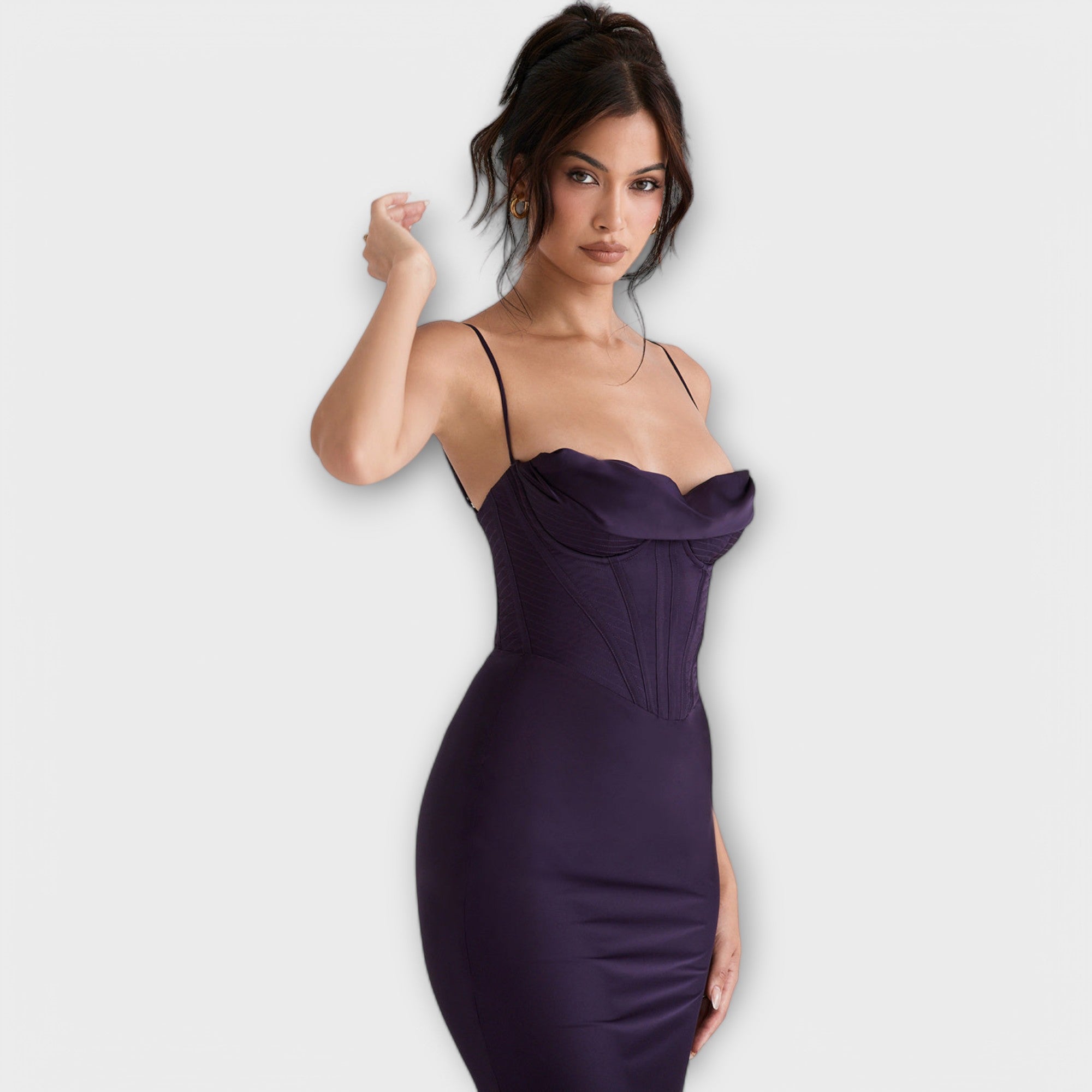 Vestido Largo de Fiesta con Abertura | Ami
