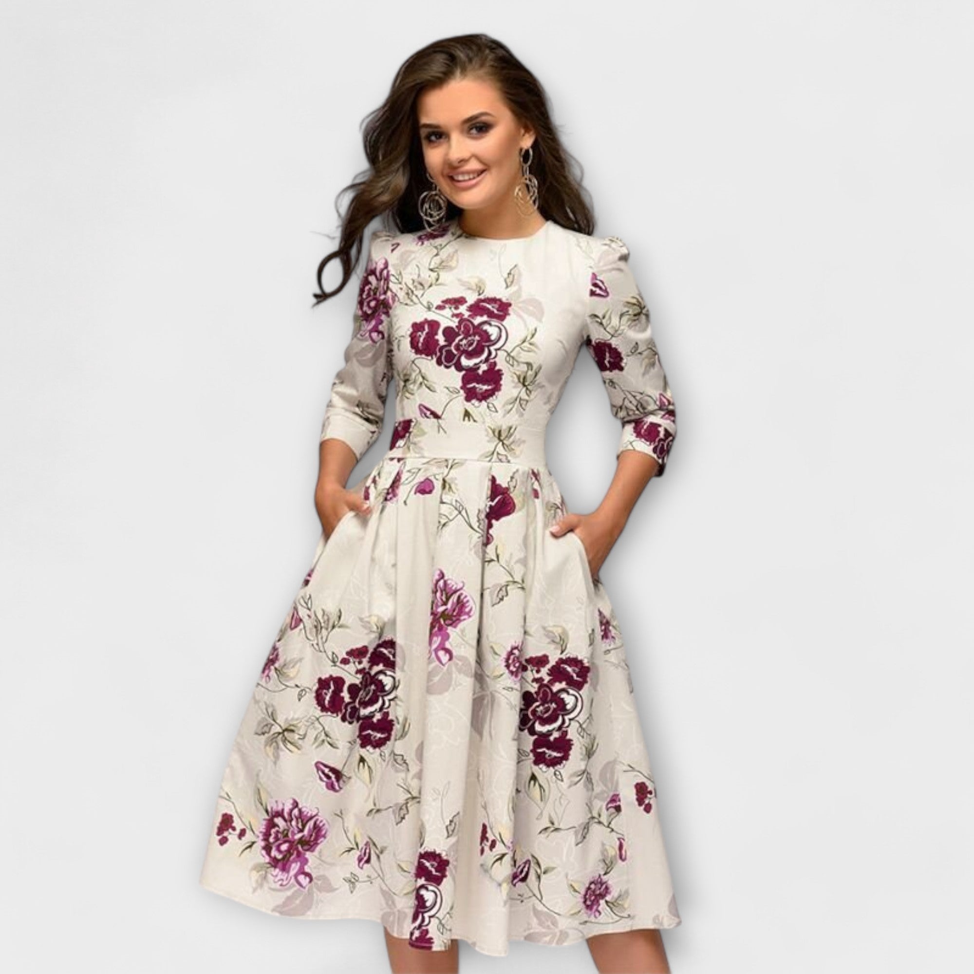 Vestido Elegante Midi a la Rodilla | Bela