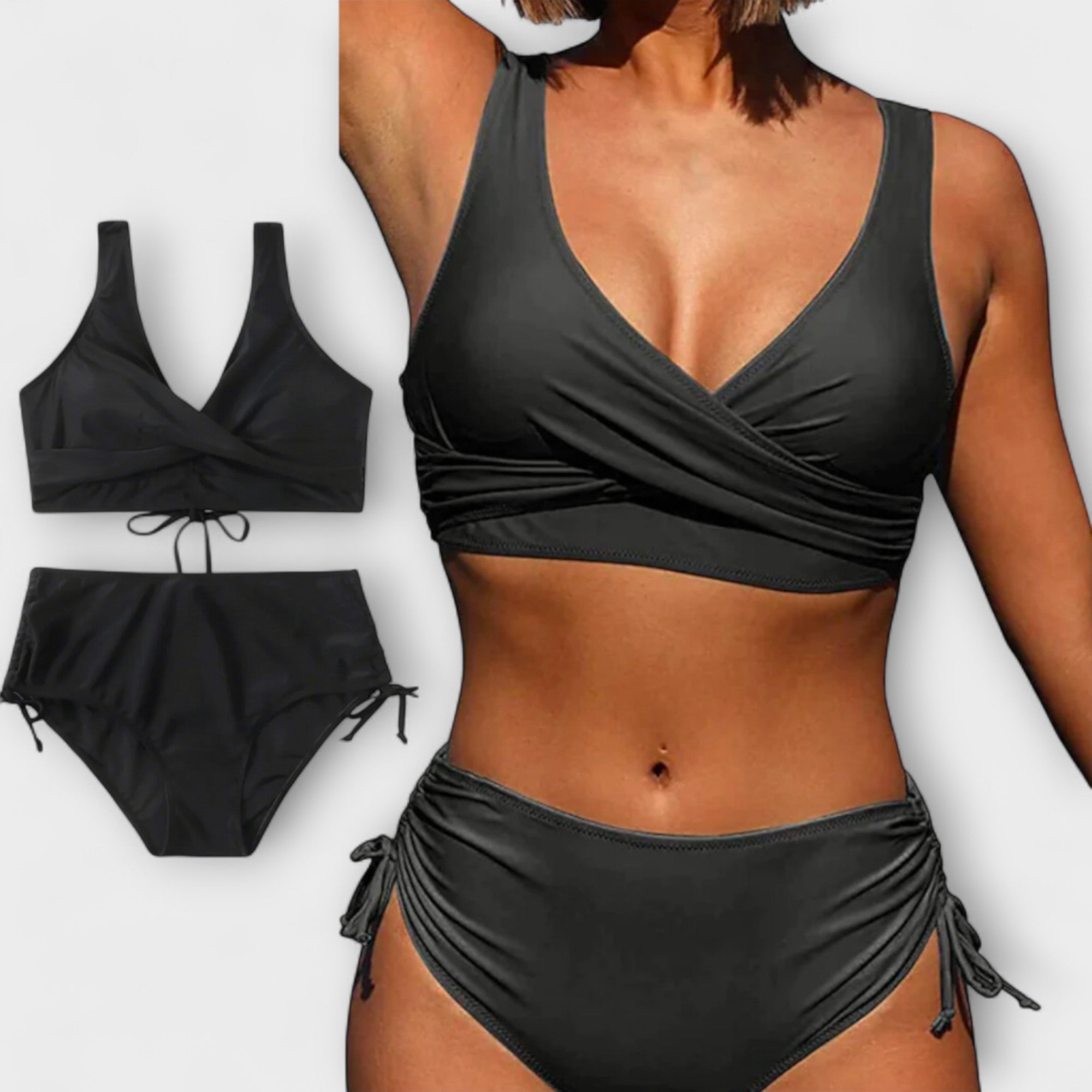 Bikini con Top Asimétrico para Mujer | Lunx
