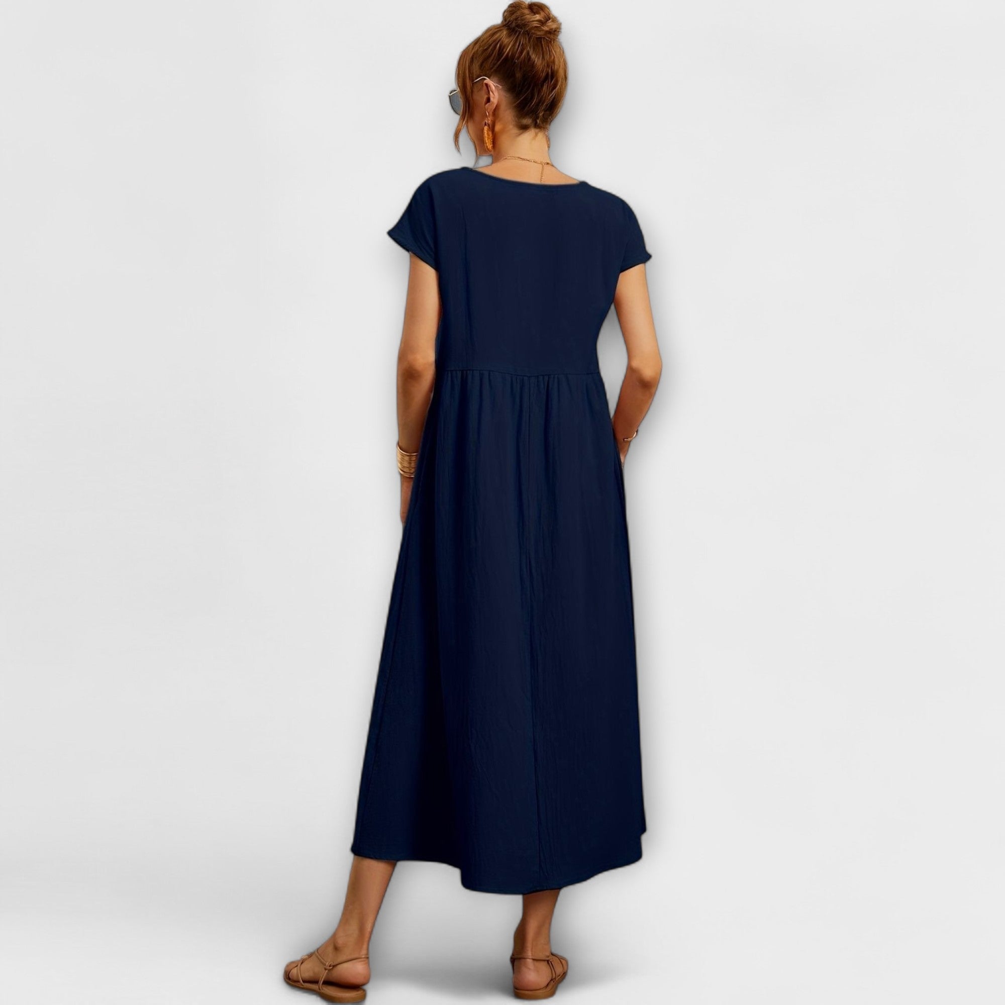 Vestido Largo Blanco Estilo Boho |   Kira