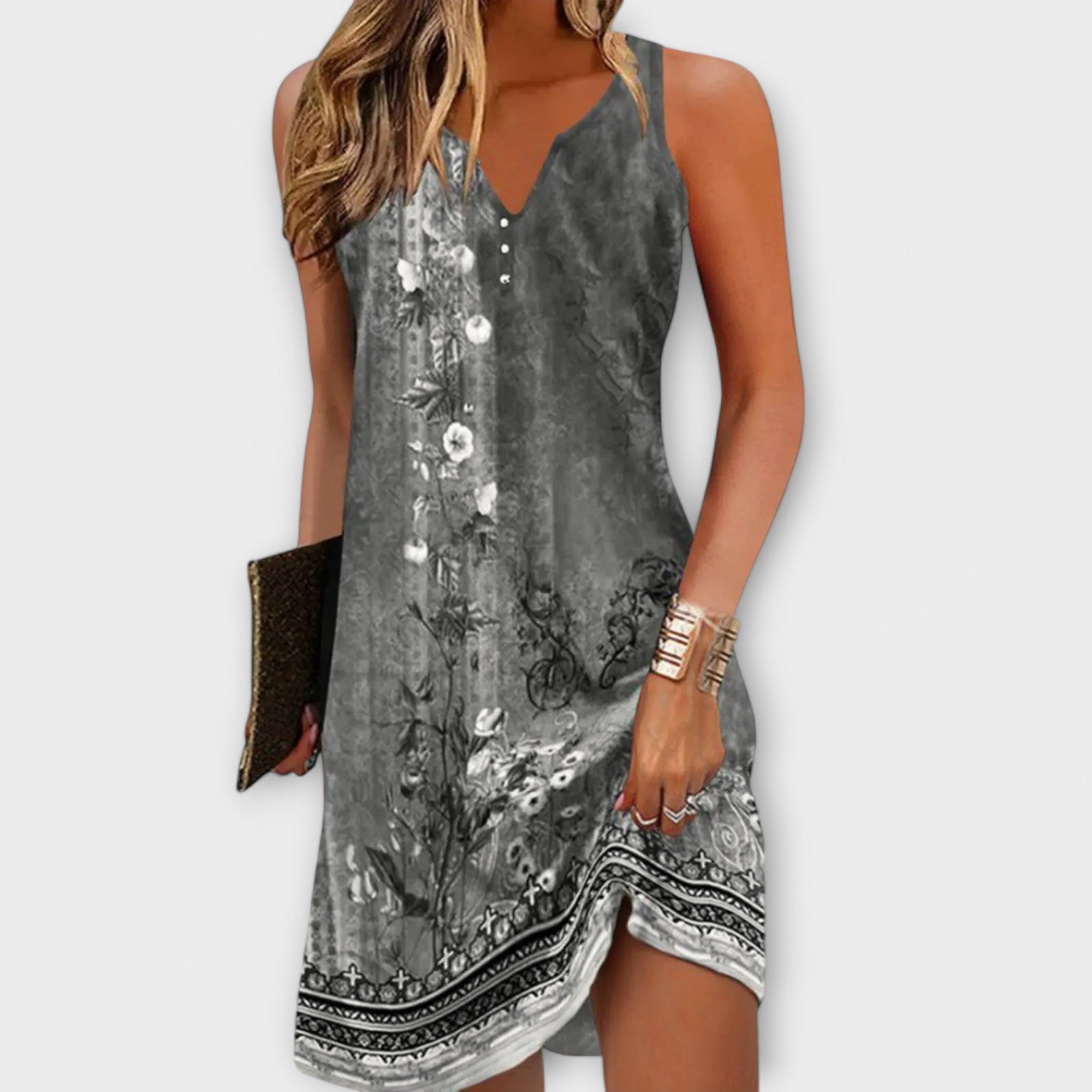Vestido Midi Negro Elegante | Eska