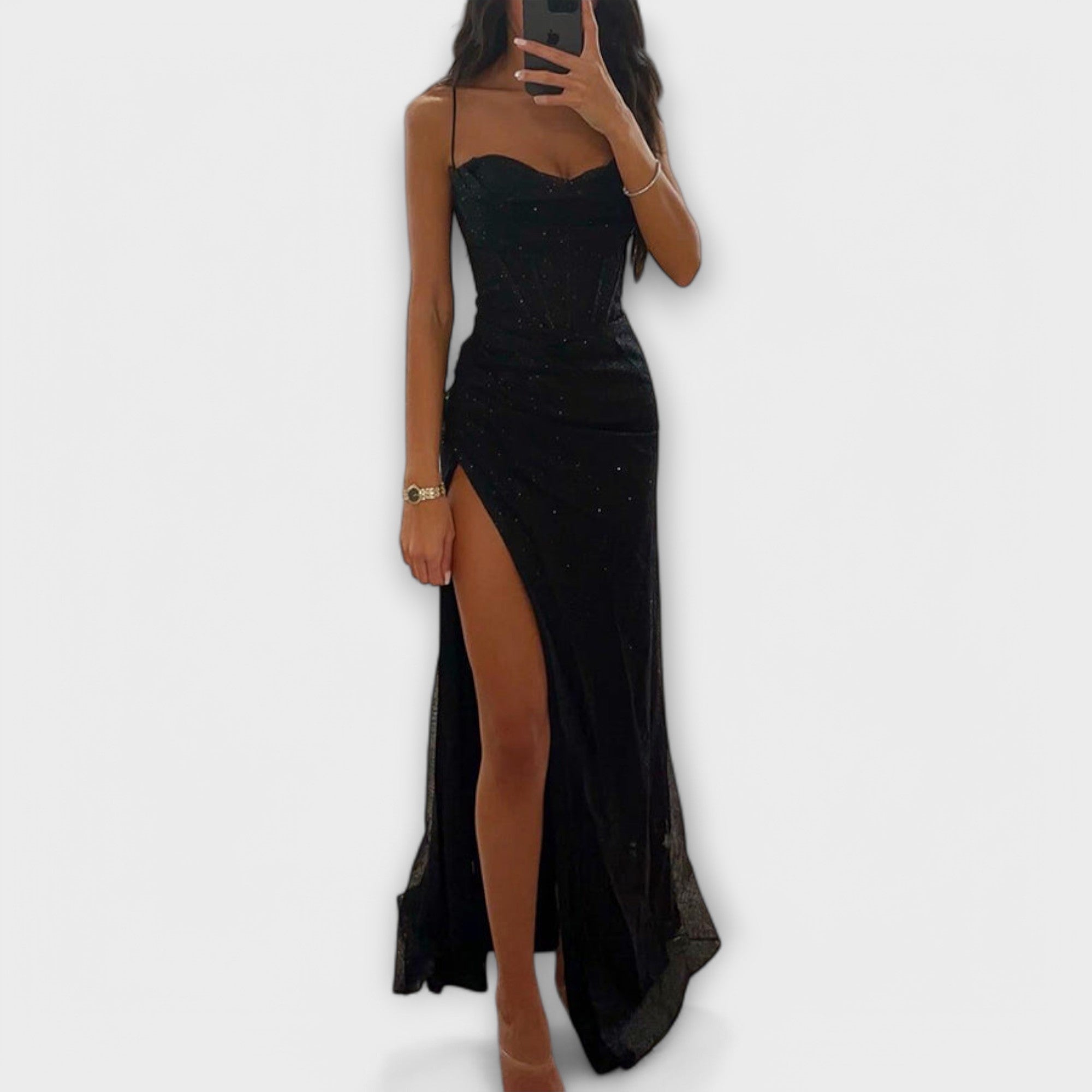 Vestido de Fiesta Corto de Lentejuelas | Brillos