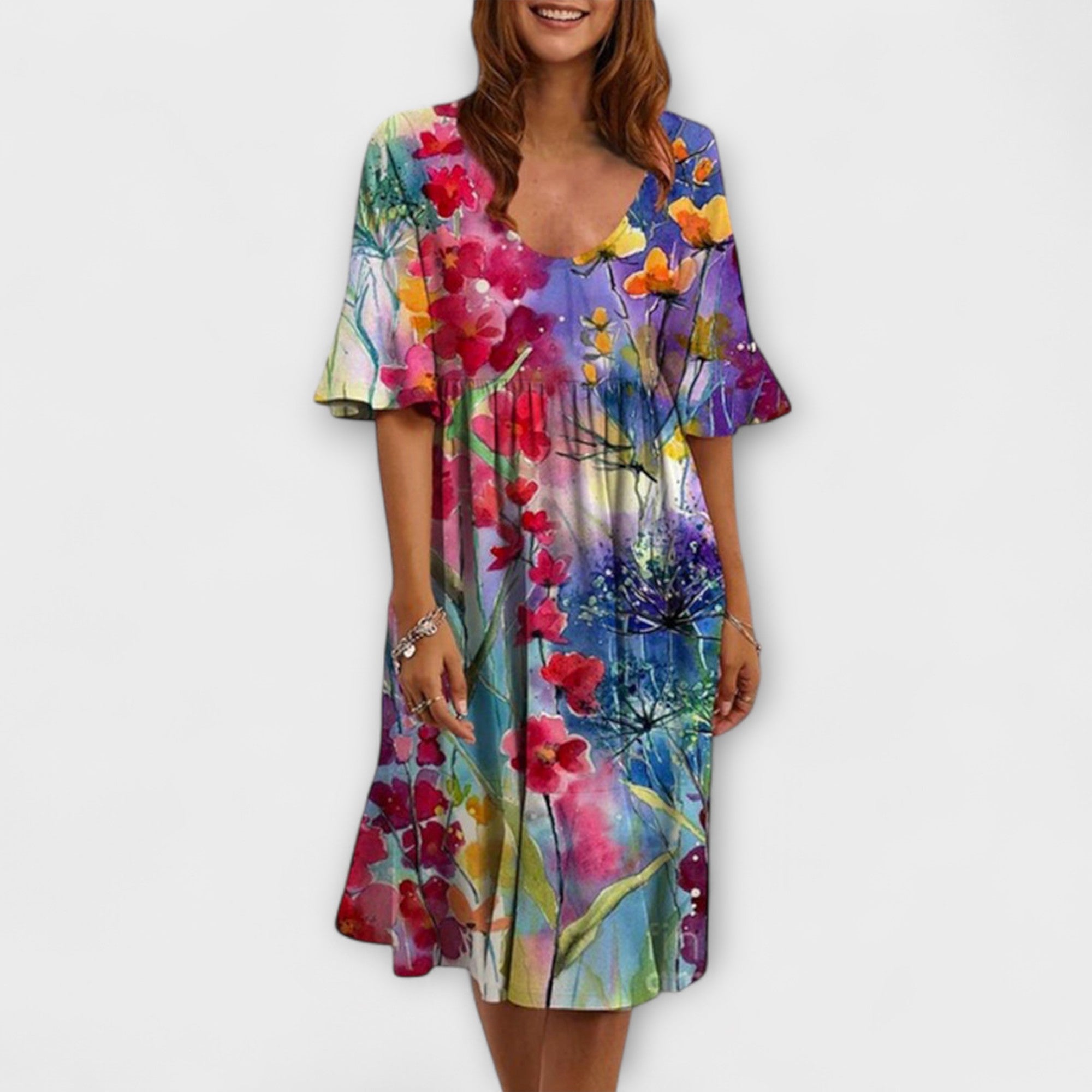 Vestido de Verano de Algodón Estilo Casual Chic Ulla | Martina