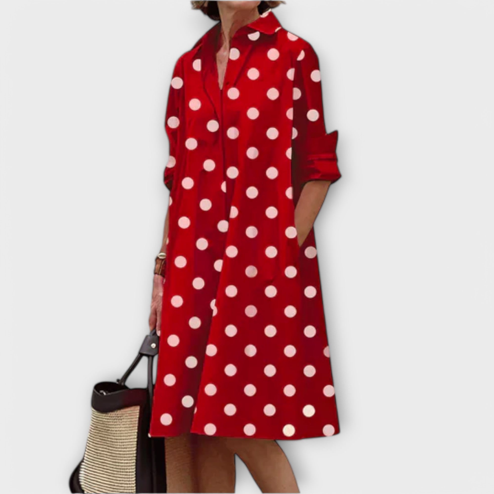 Vestido Camisero Midi para Mujer | Zexo