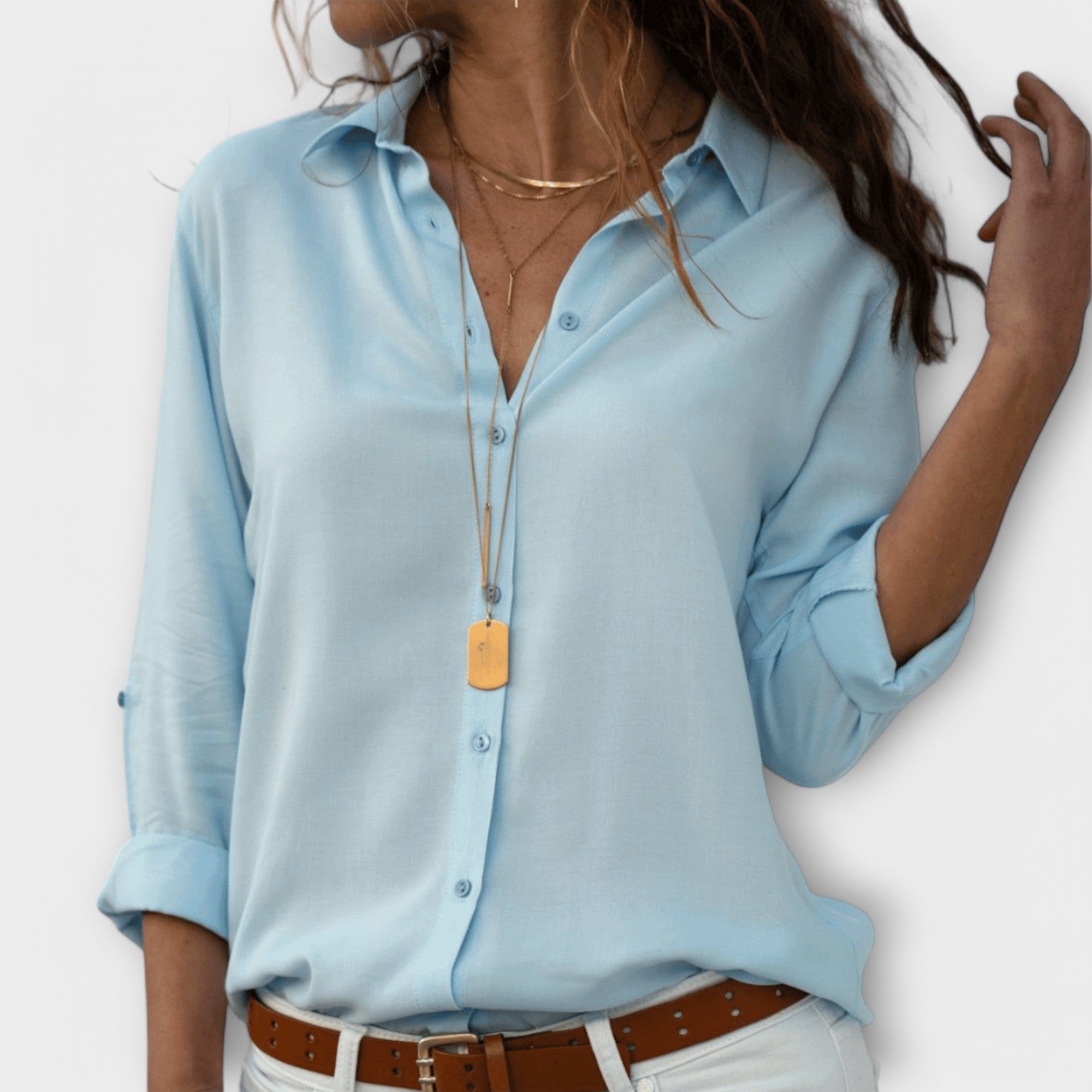 Blusa Perfecta de Tejido Fluido para Mujer | Kamilly