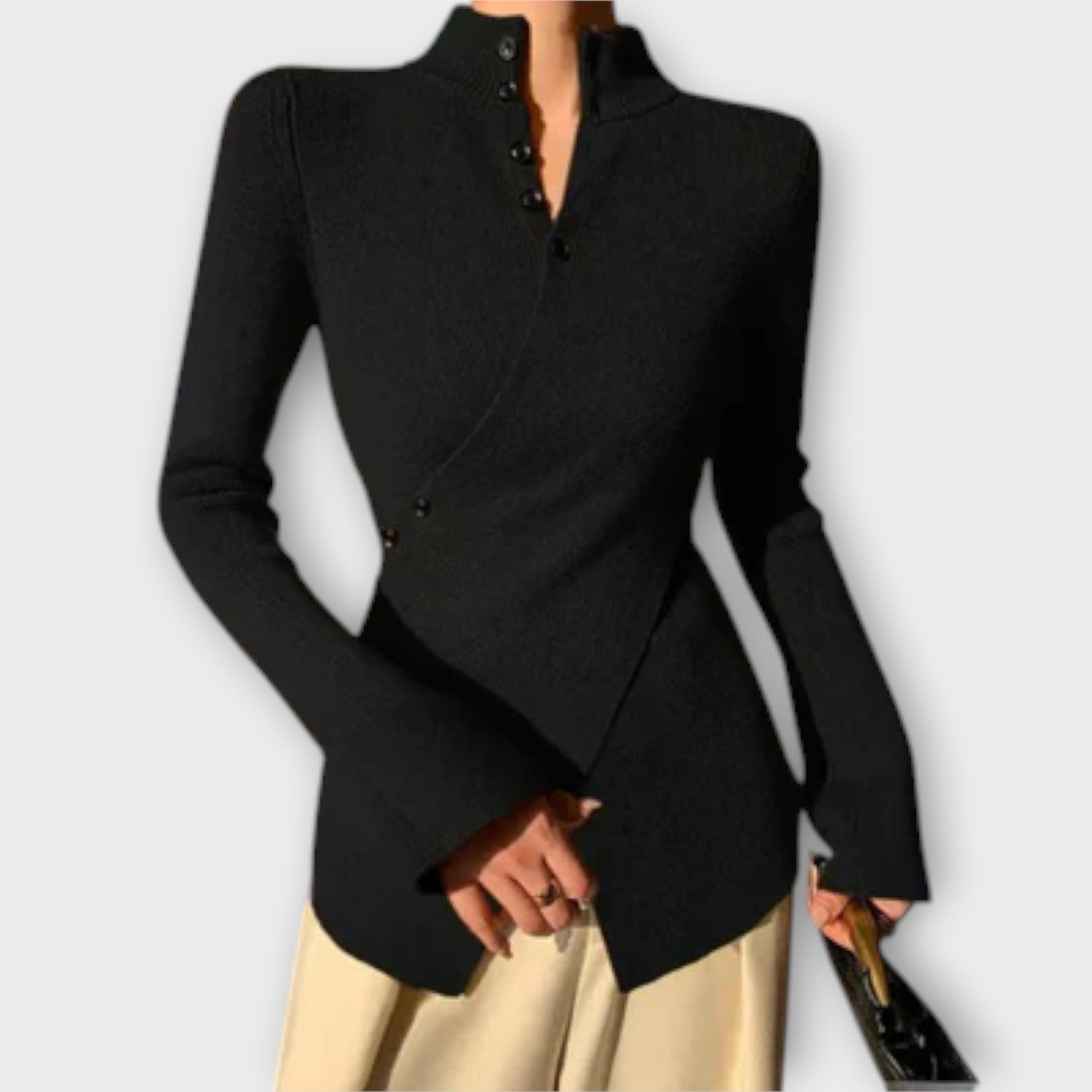 Jersey de Punto Fino en Algodón para Mujer | Noa
