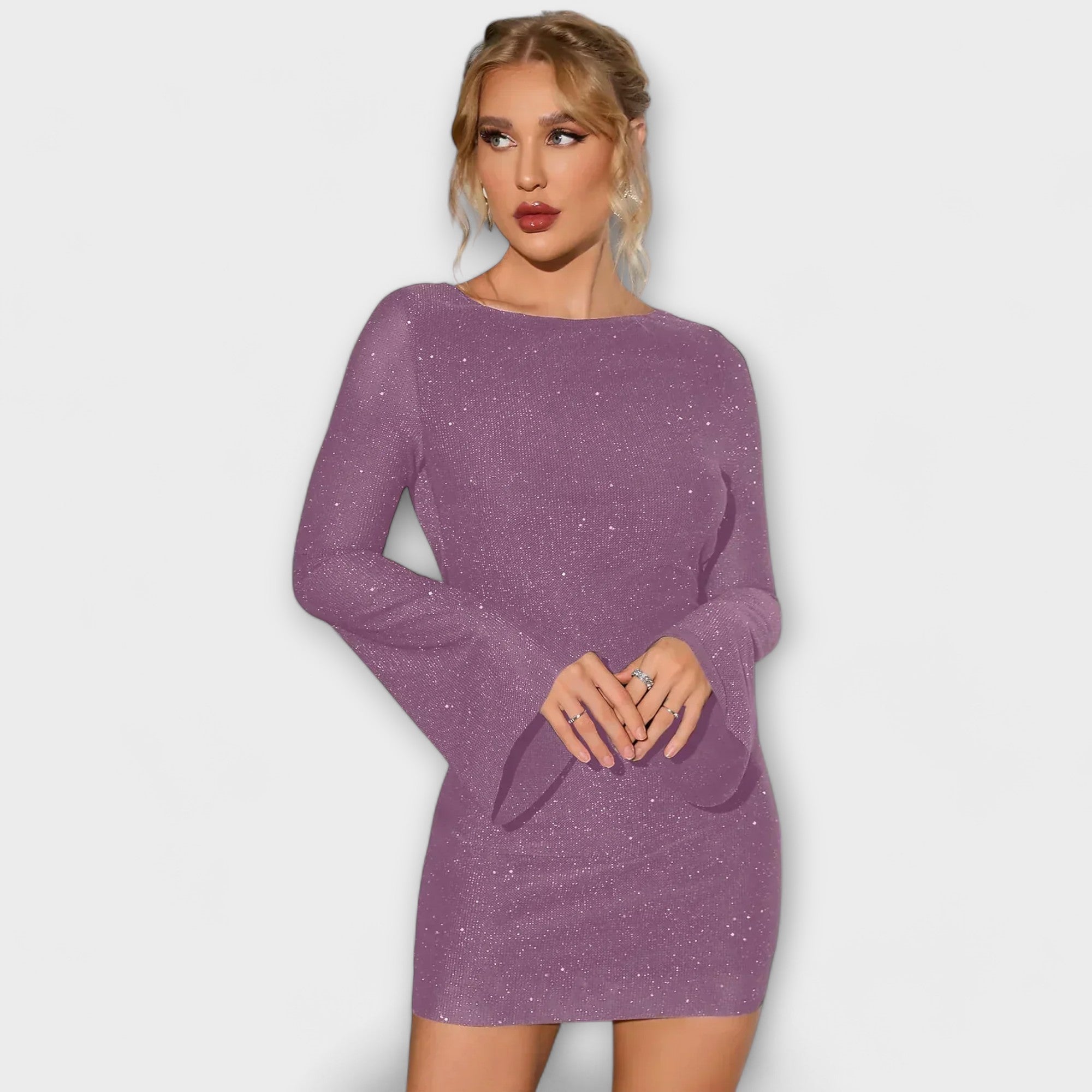 Vestido de Lentejuelas con Espalda Descubierta | Rafa
