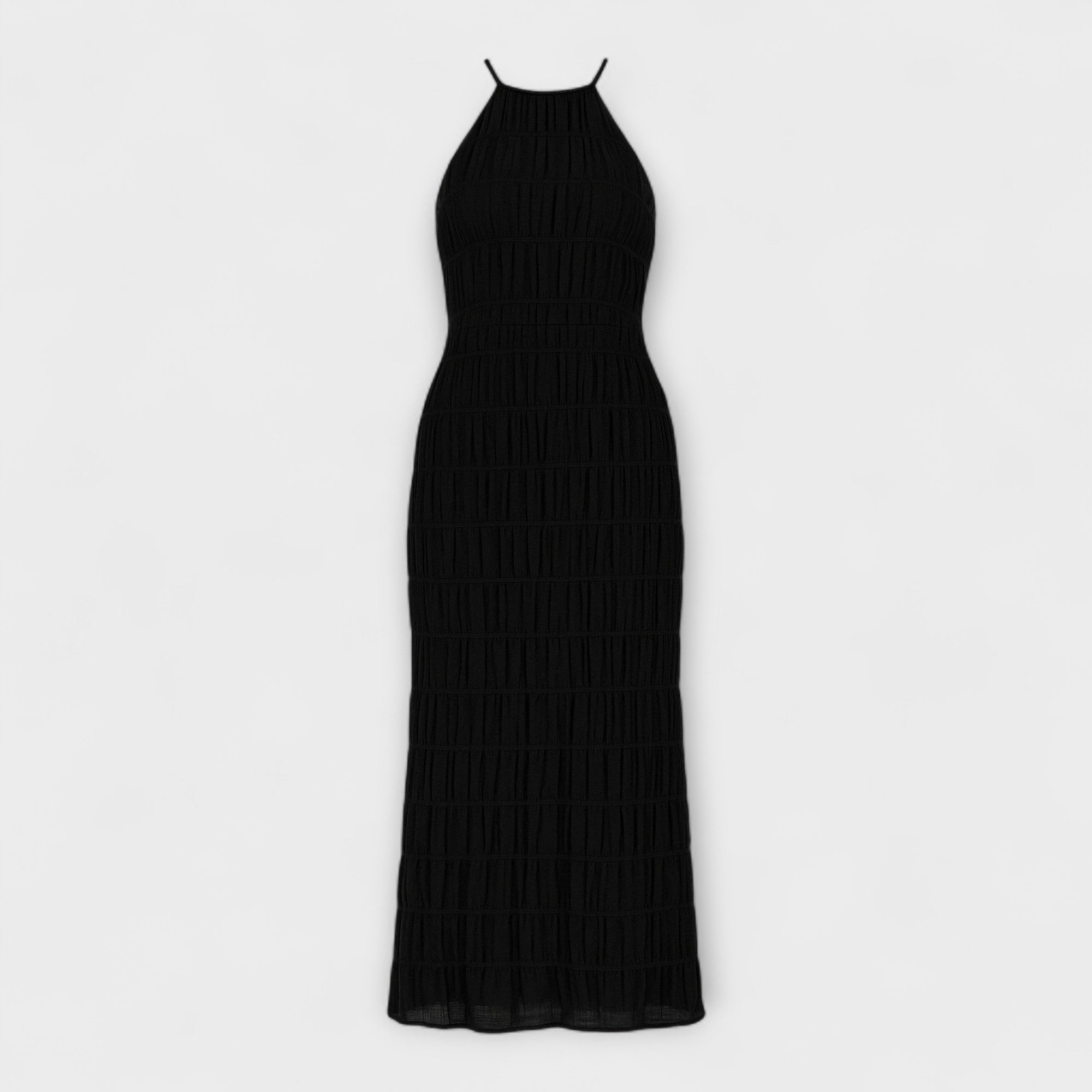 Vestido Elegante con Cuello Halter | Adeline