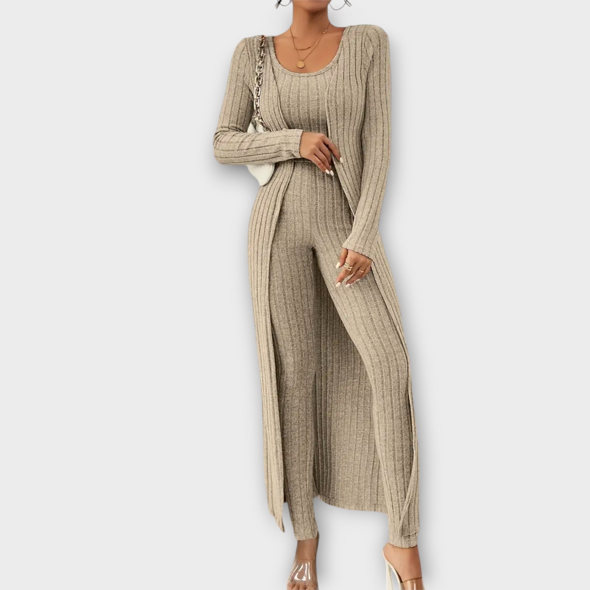 Conjunto de 3 Piezas para Mujer (Blazer, Top y Pantalón) | Tracy