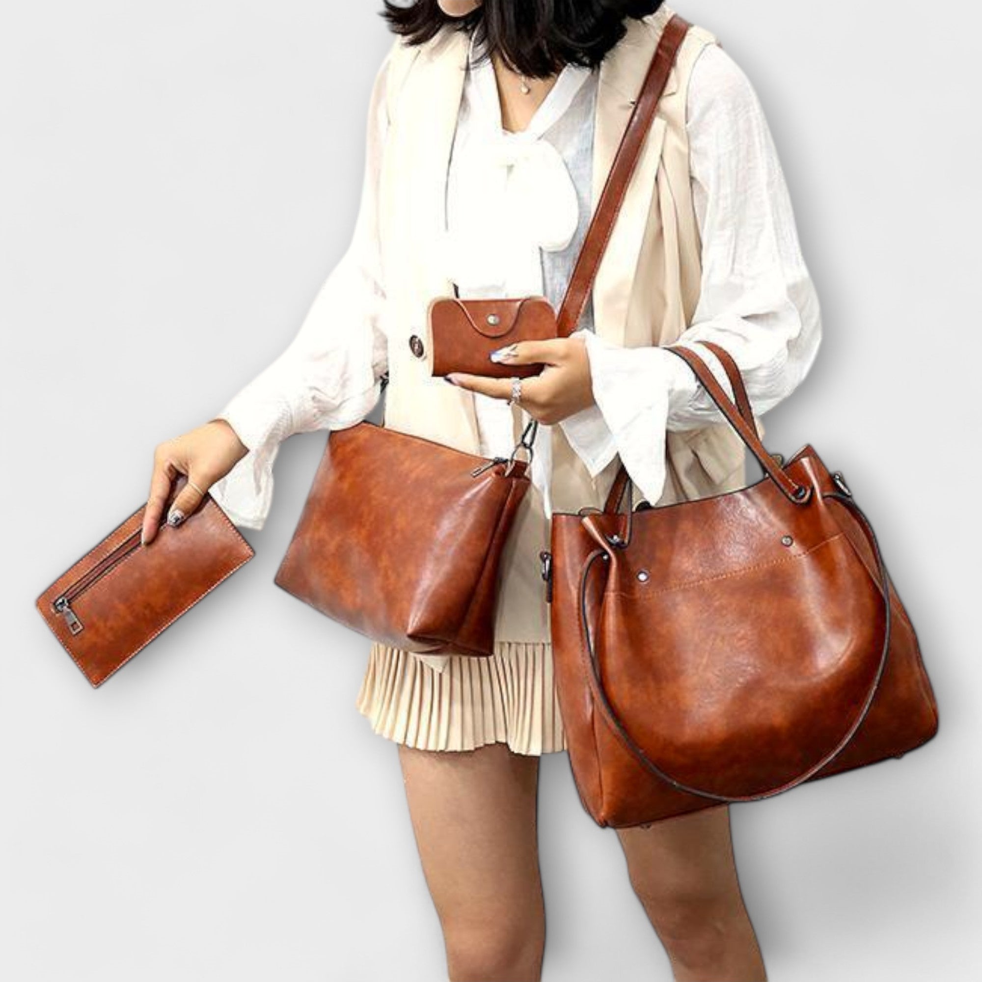 Set de 4 Bolsos Vintage para Mujer | Claire