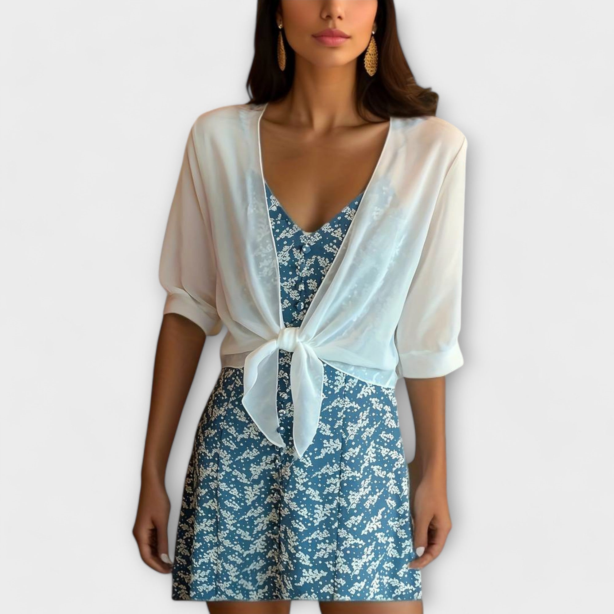 Blusa Abierta Tipo Rebeca Ligera | Meli