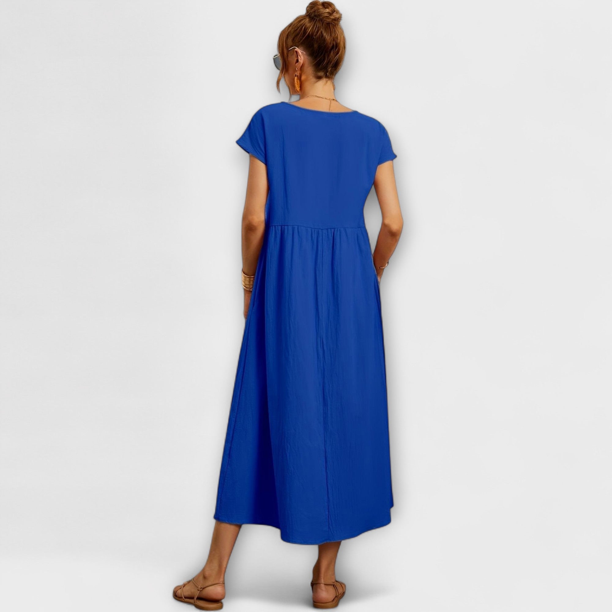 Vestido Largo Blanco Estilo Boho |   Kira