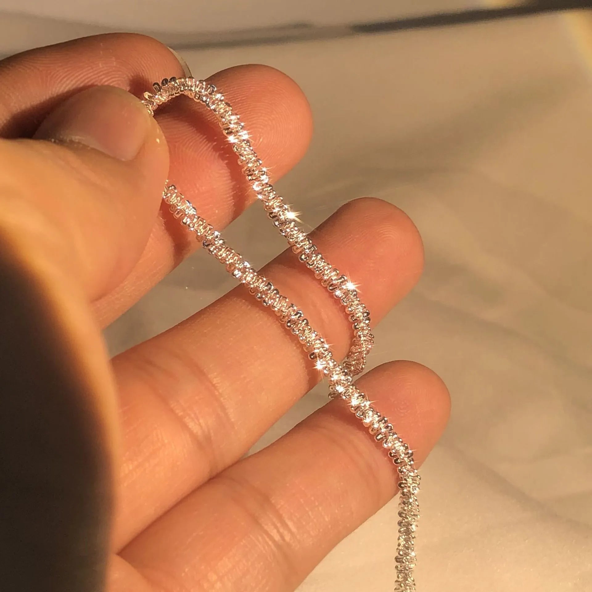 Pulsera de Plata de Ley 925 Brillante para Mujer | Evelina