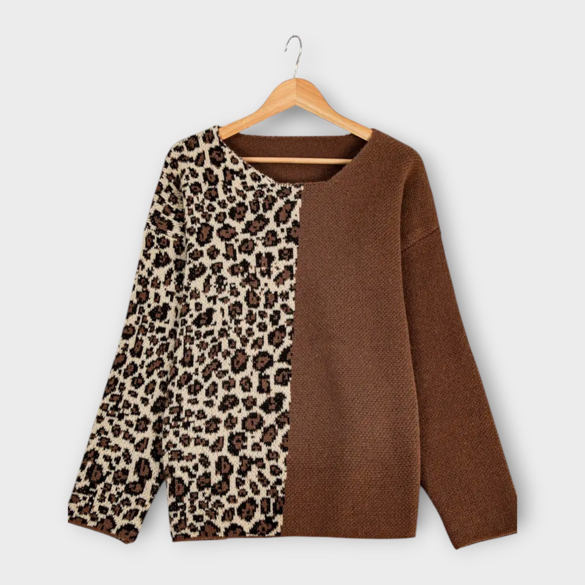 Jersey de Punto con Estampado de Leopardo | Animal