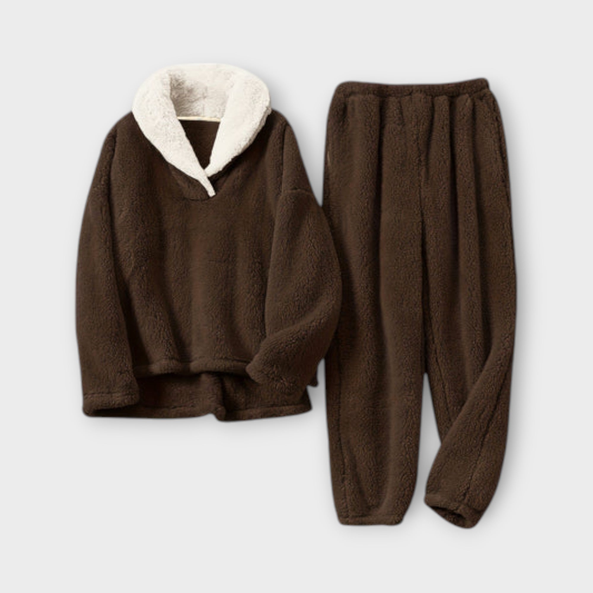 Pijama de Franela de Cuadros para Mujer |  Nysa