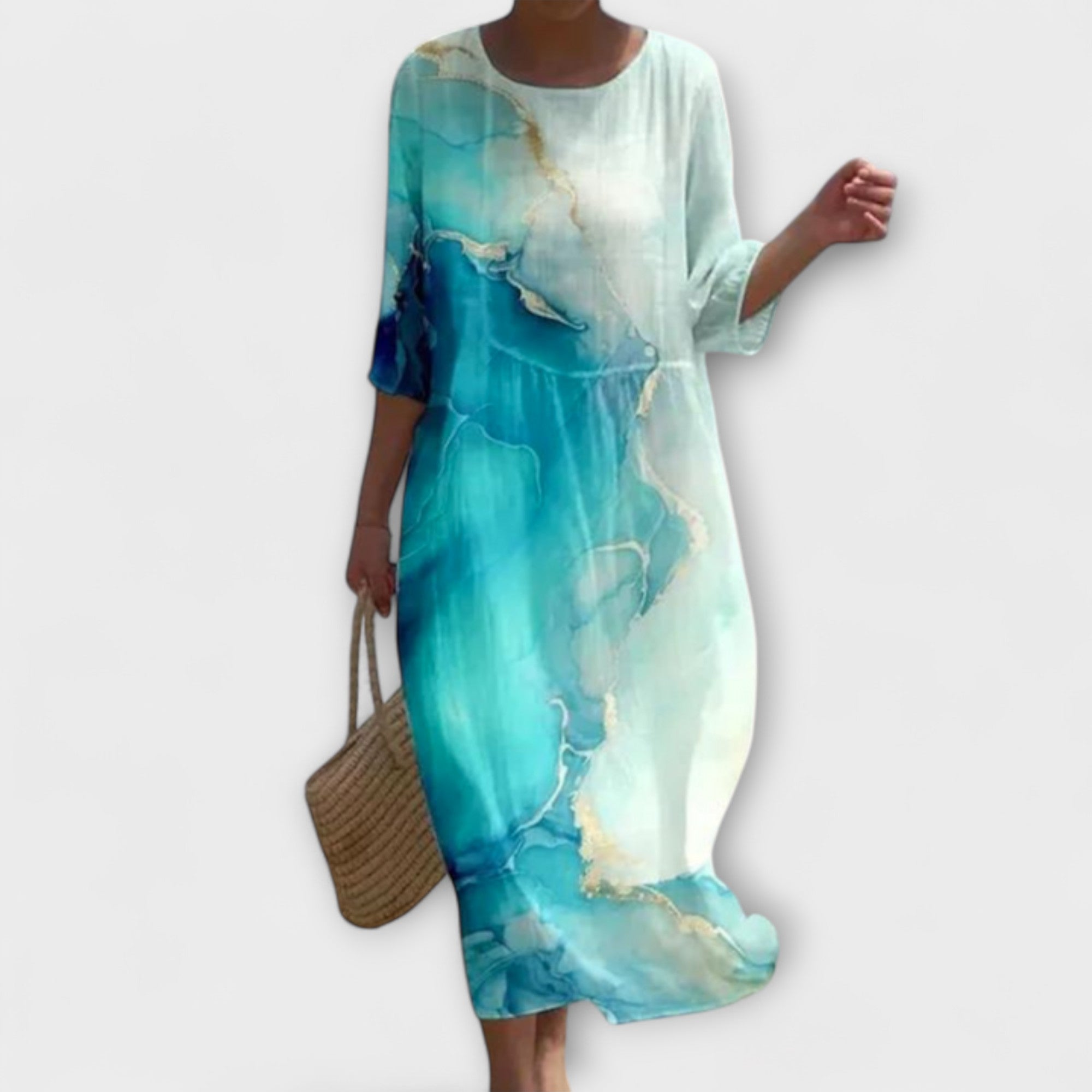 Vestido Largo de Flores para Mujer | Rixa
