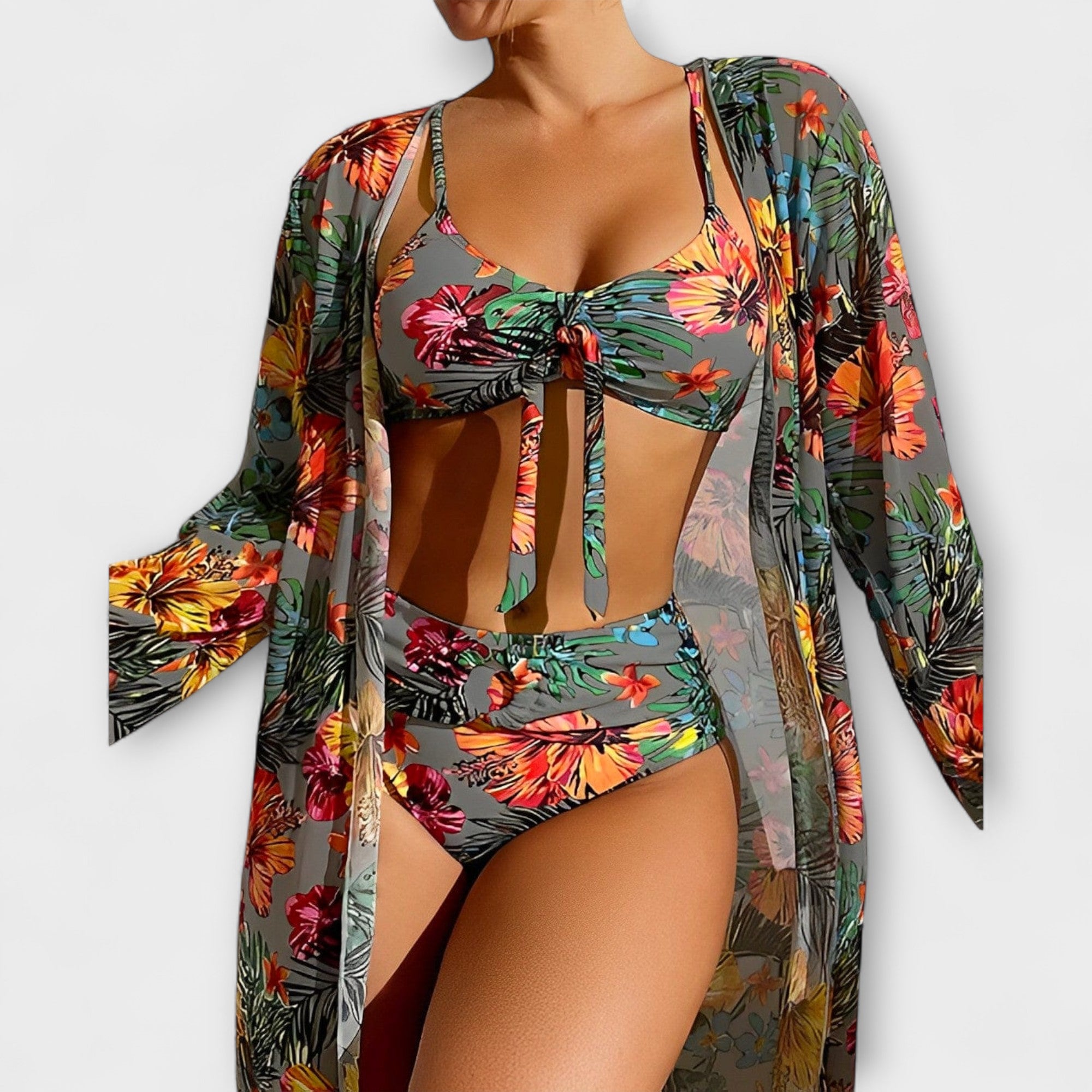 Bikini Bandeau con Braguita Alta | Velu