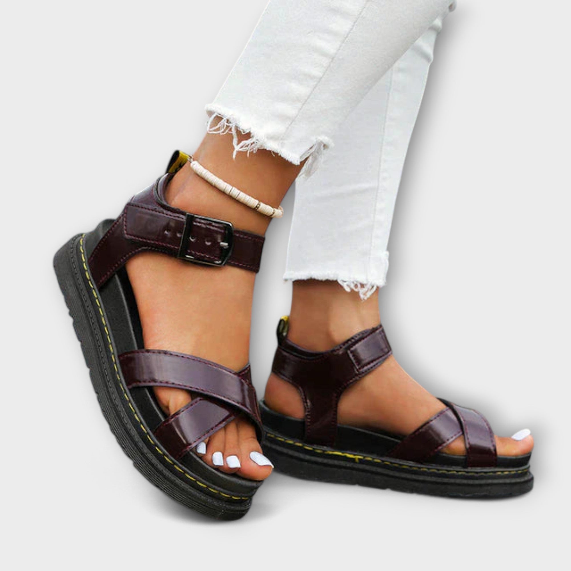 Sandalias Deportivas Ortopédicas Rosa para Mujer | Charlotte
