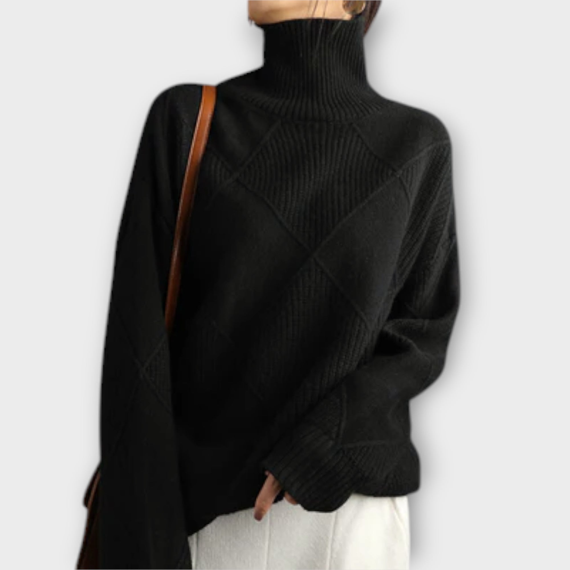 Jersey de Cuello Alto de Punto Grueso | Sora