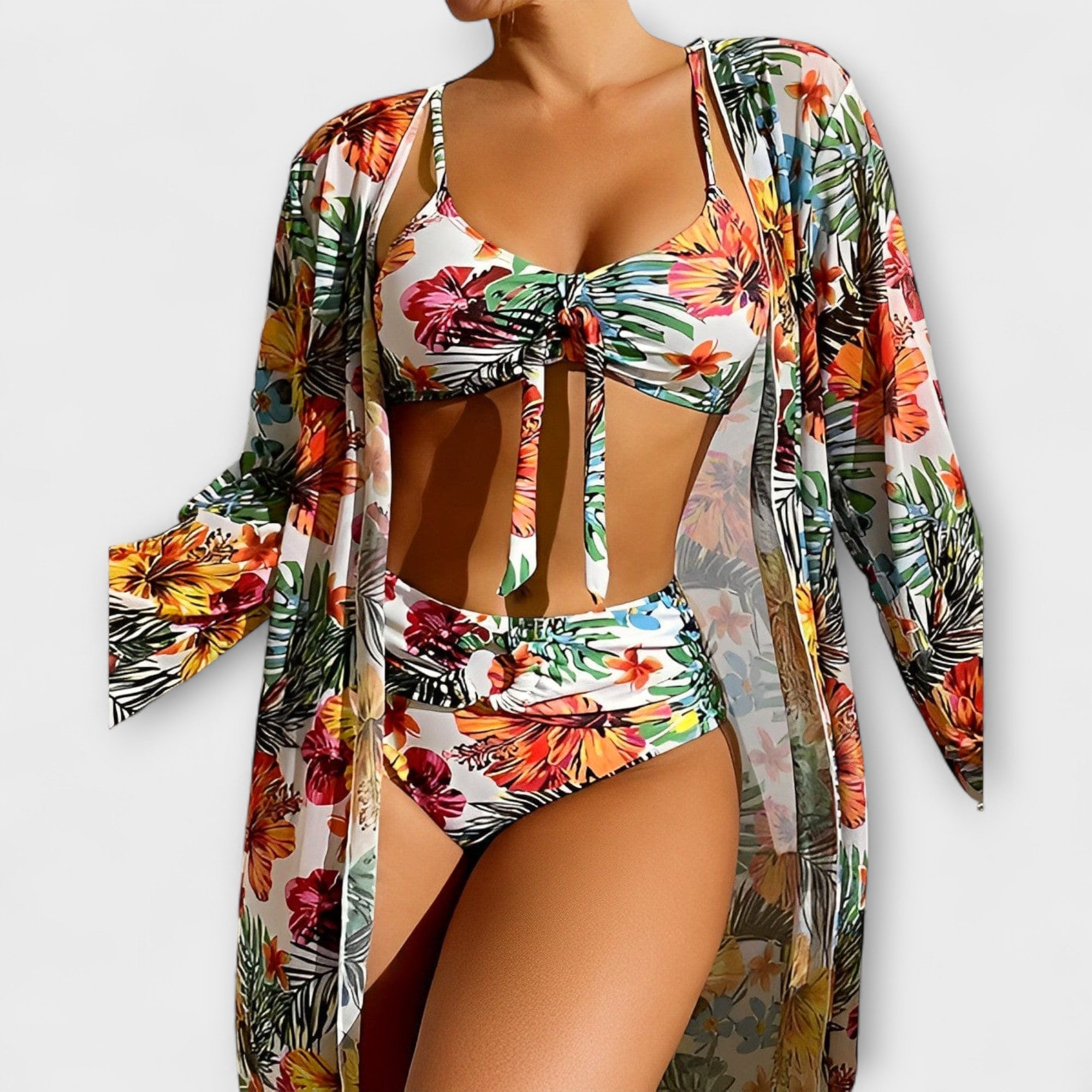 Bikini Bandeau con Braguita Alta | Velu