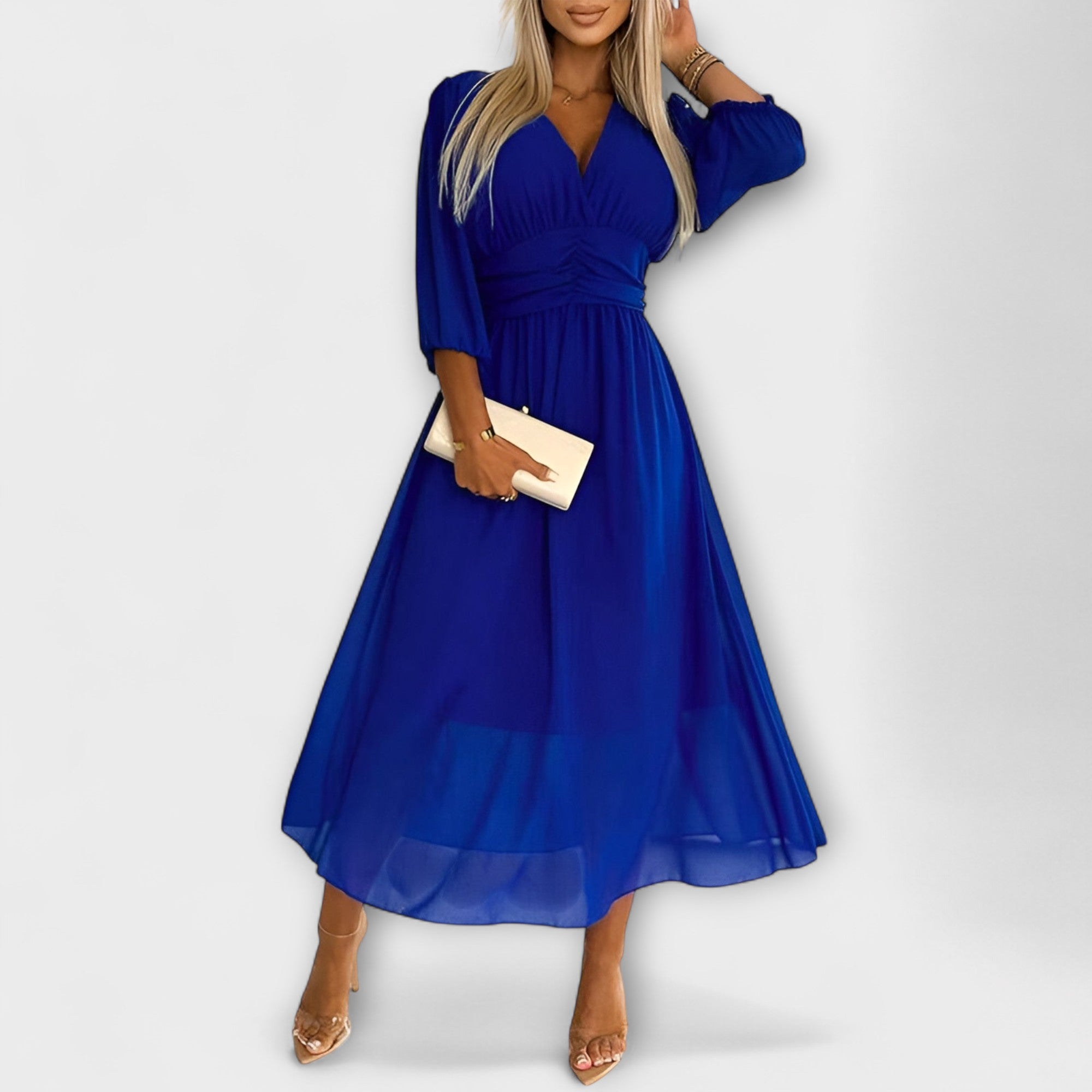 Vestido Cruzado Estampado (Wrap Dress) | Nira