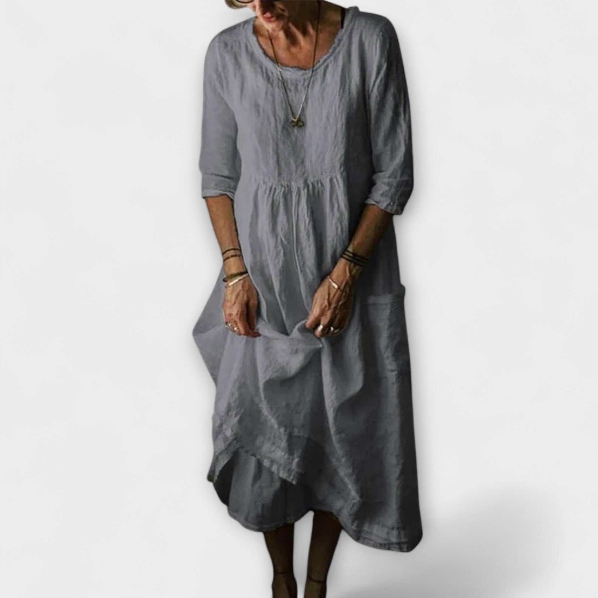 Vestido Largo de Corte Relajado | Cirelle