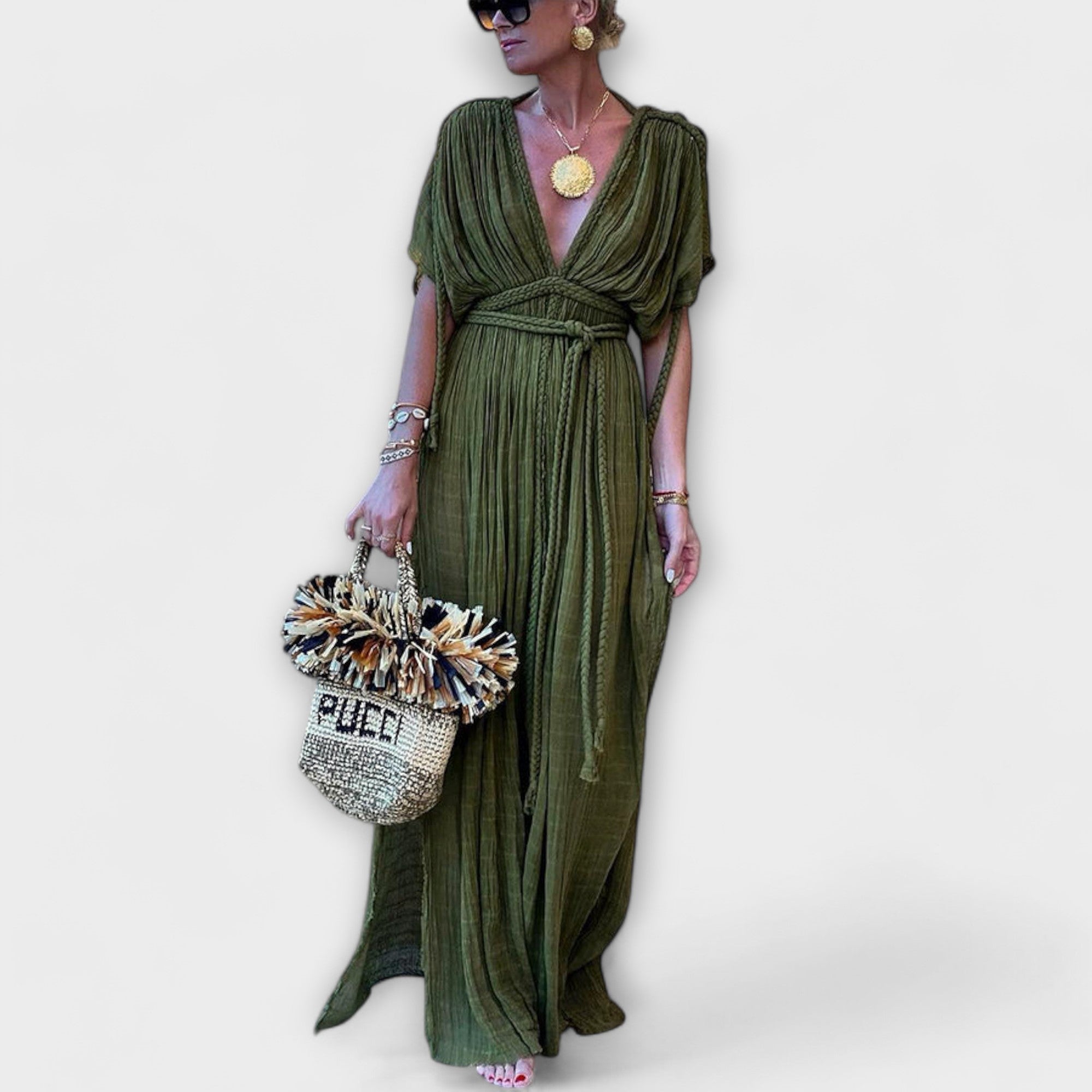Maxi Vestido de Verano Estilo Griego | Túnica