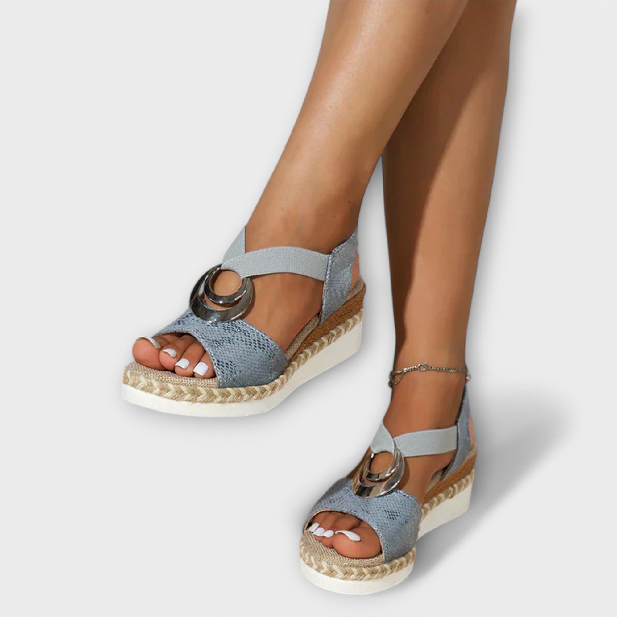 Sandalias Casuales de Piel para Mujer | Cerena