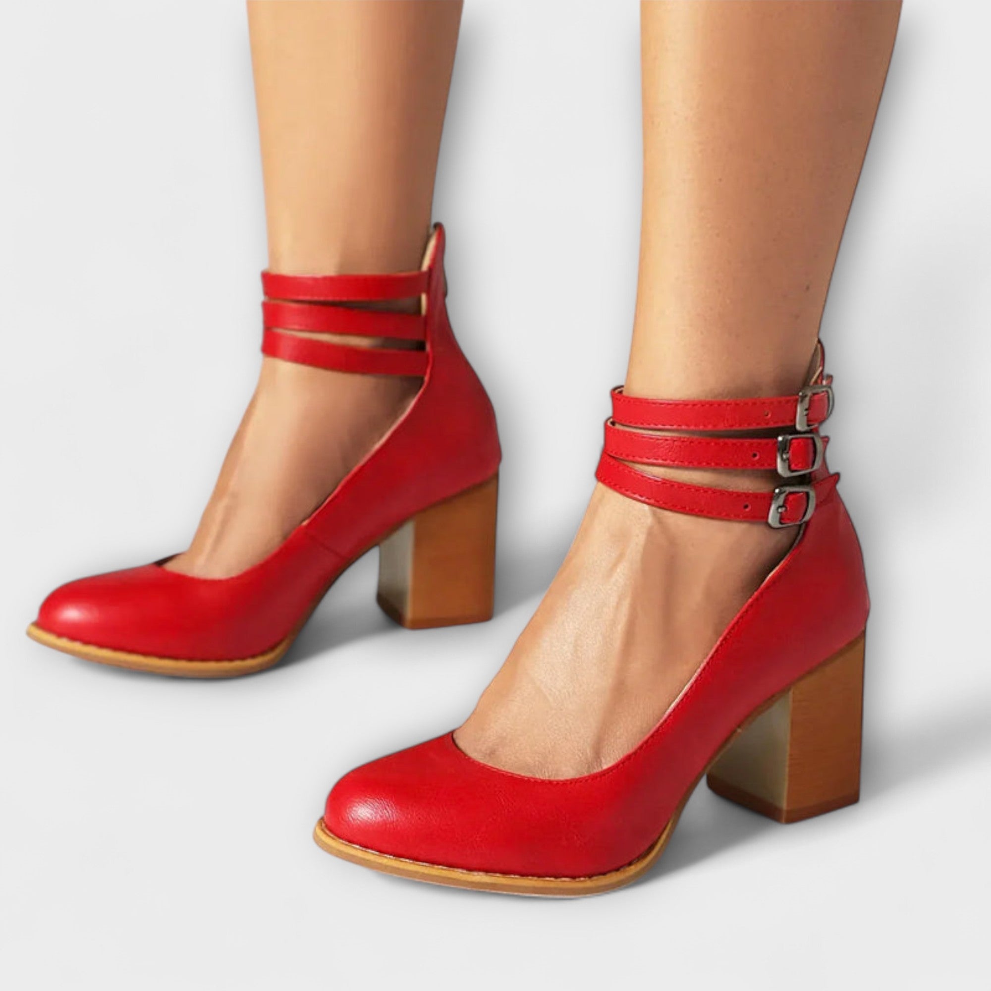 Zapatos de Tacón con Correa al Tobillo | Alira