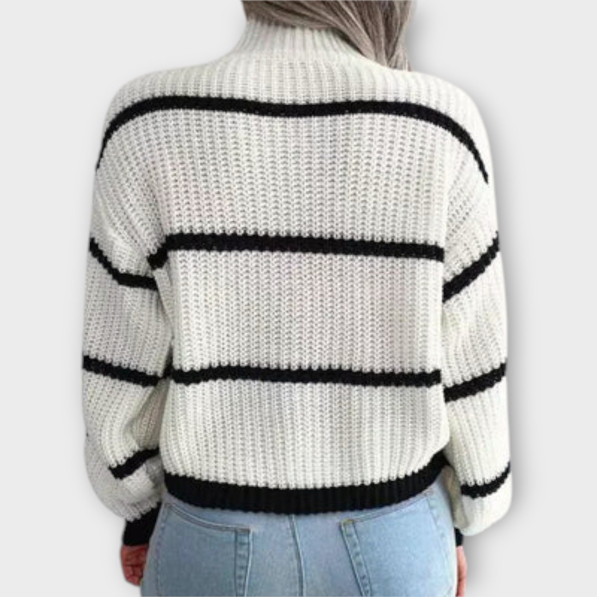 Jersey de Punto a Rayas Estilo Marinero | Gabi