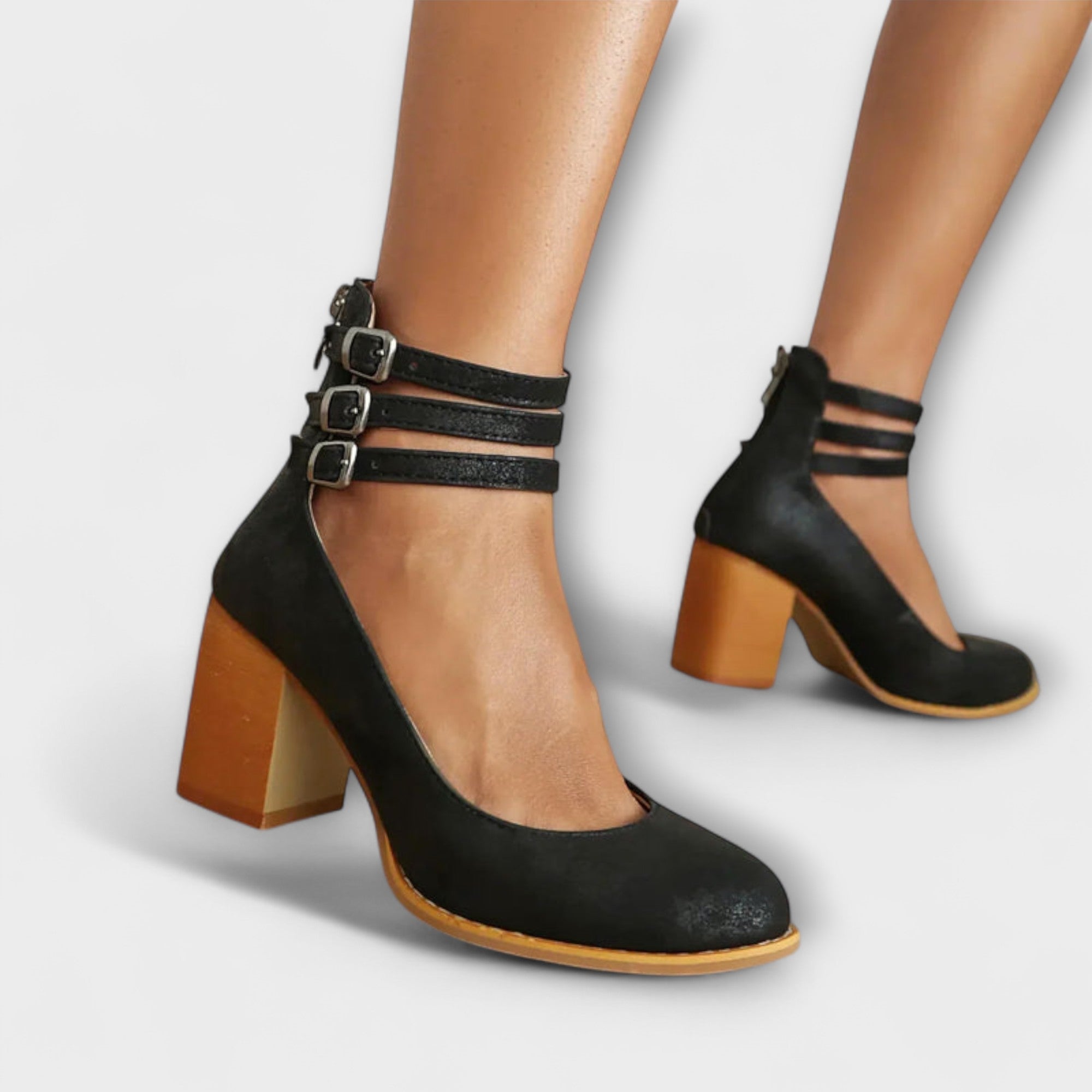 Zapatos de Tacón con Correa al Tobillo | Alira