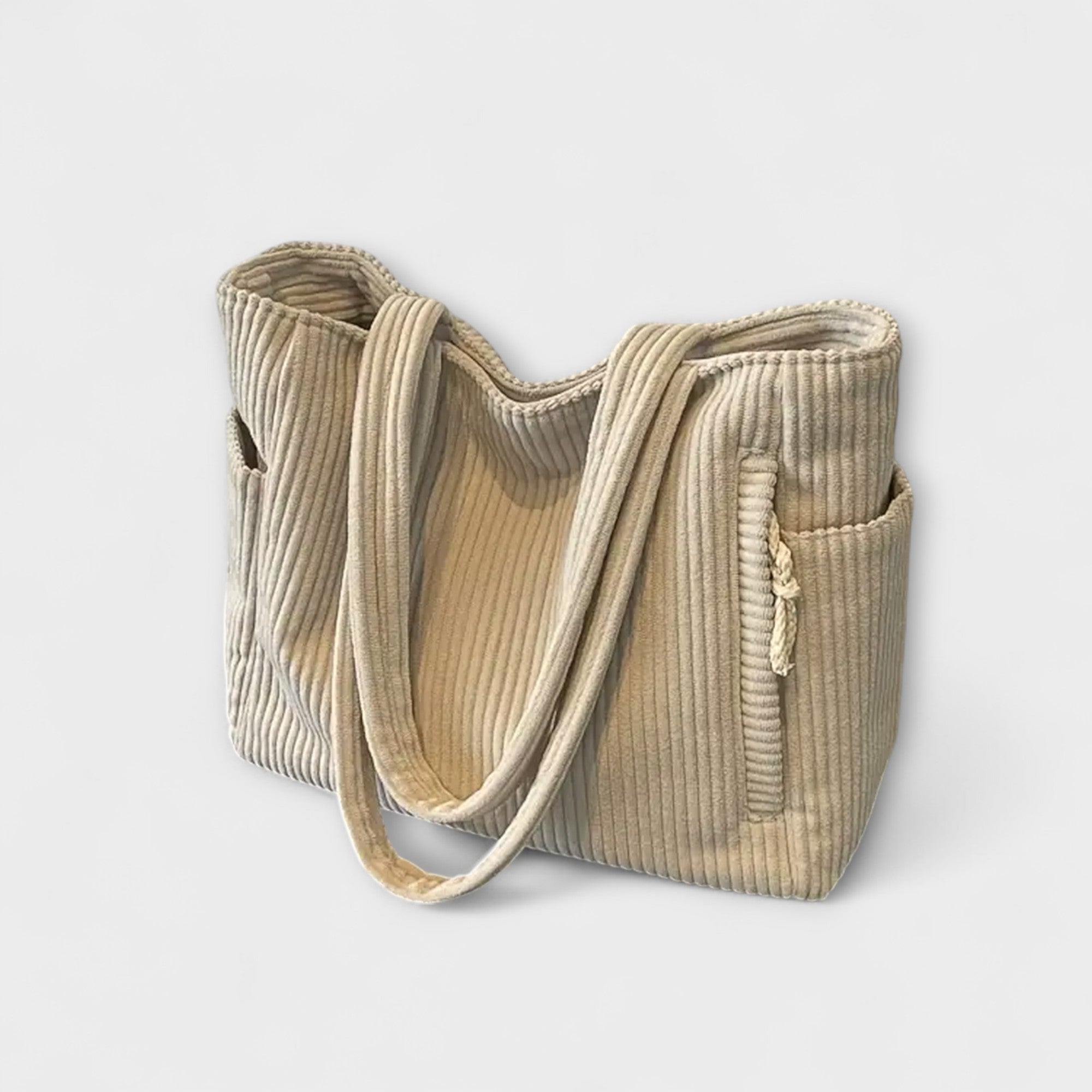 Bolso Tote de Pana con Asa de Cuerda Tilda | Eduarda
