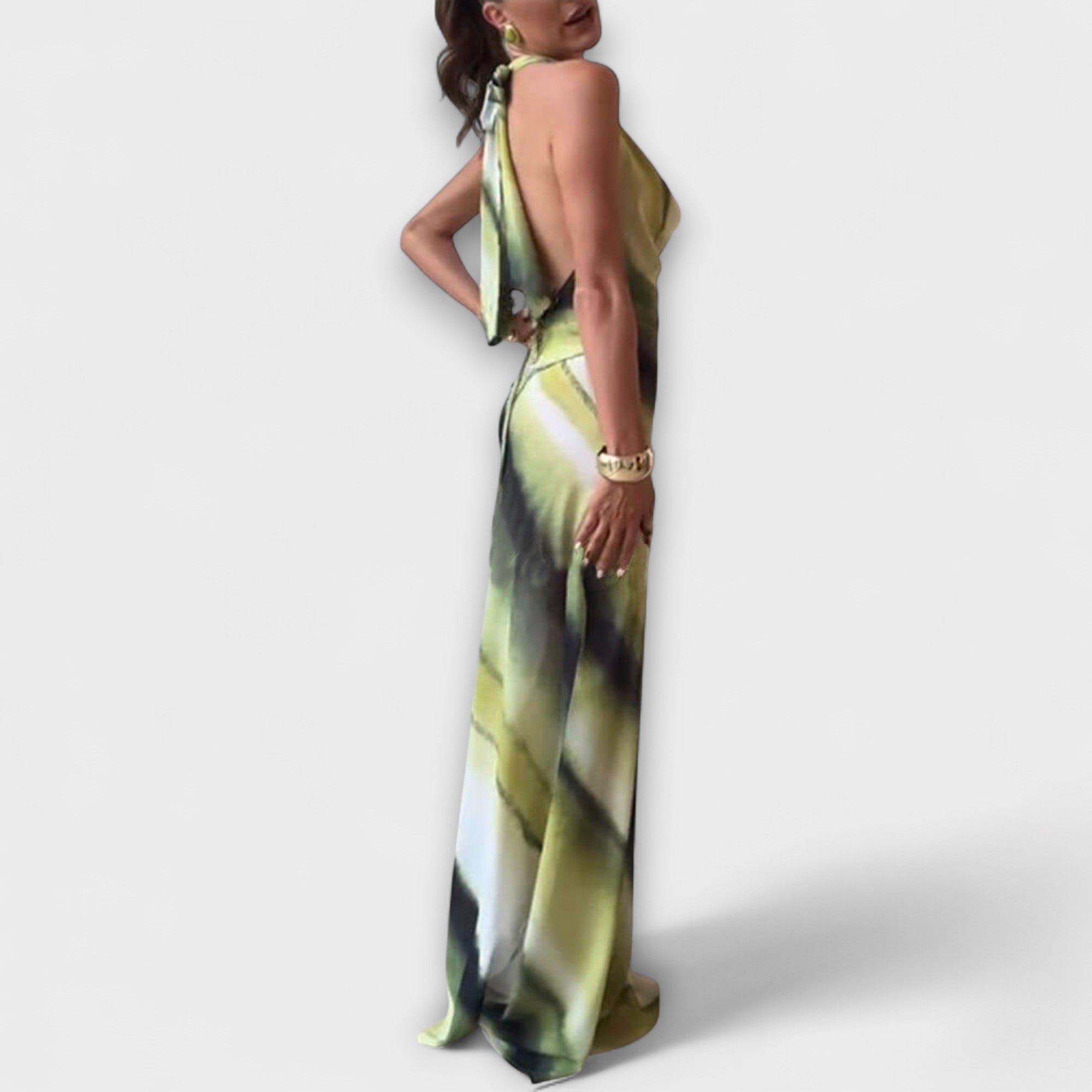 Vestido Largo Tie-Dye en Degradado | Maxi Vestido Bohemio de Verano