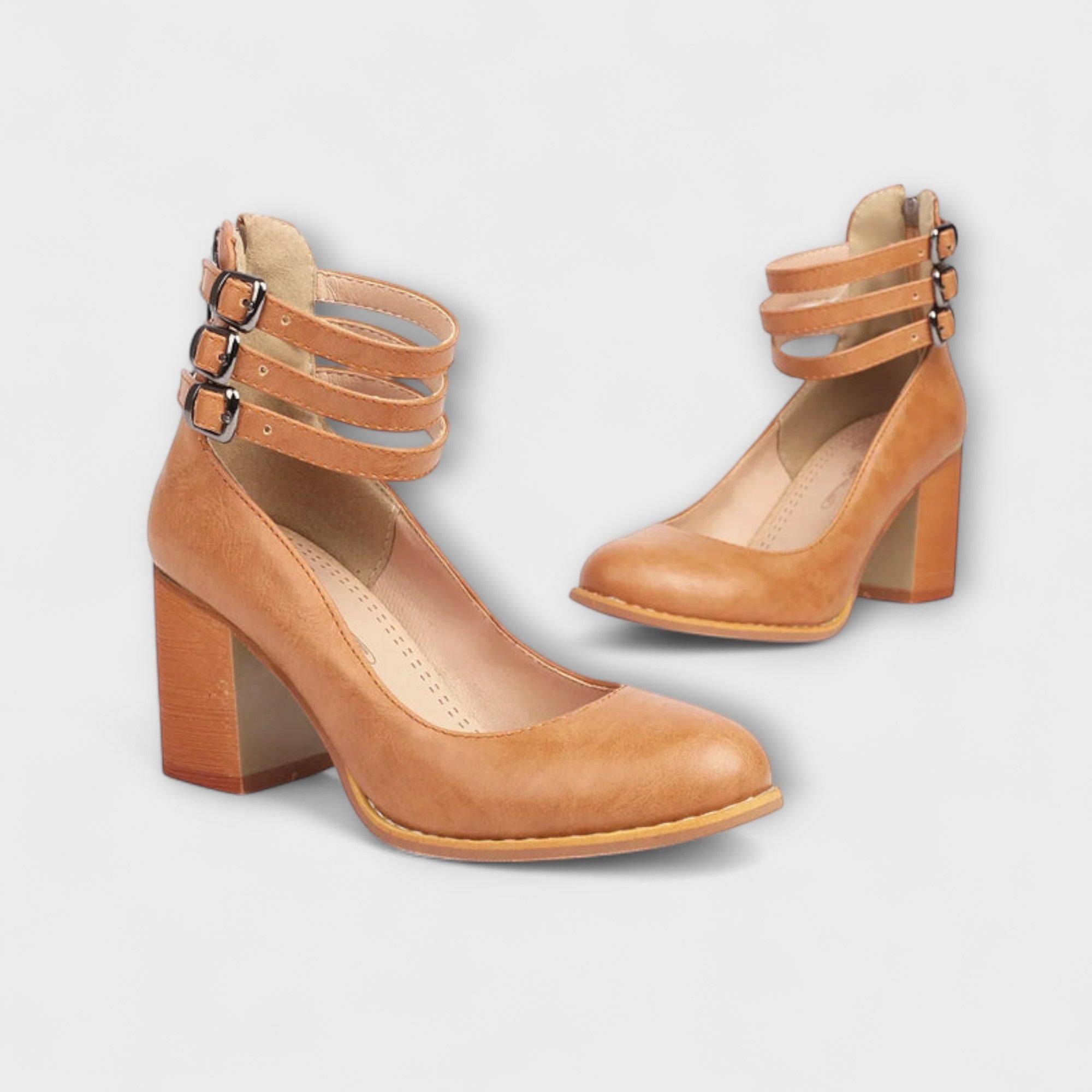 Zapatos de Tacón con Correa al Tobillo | Alira