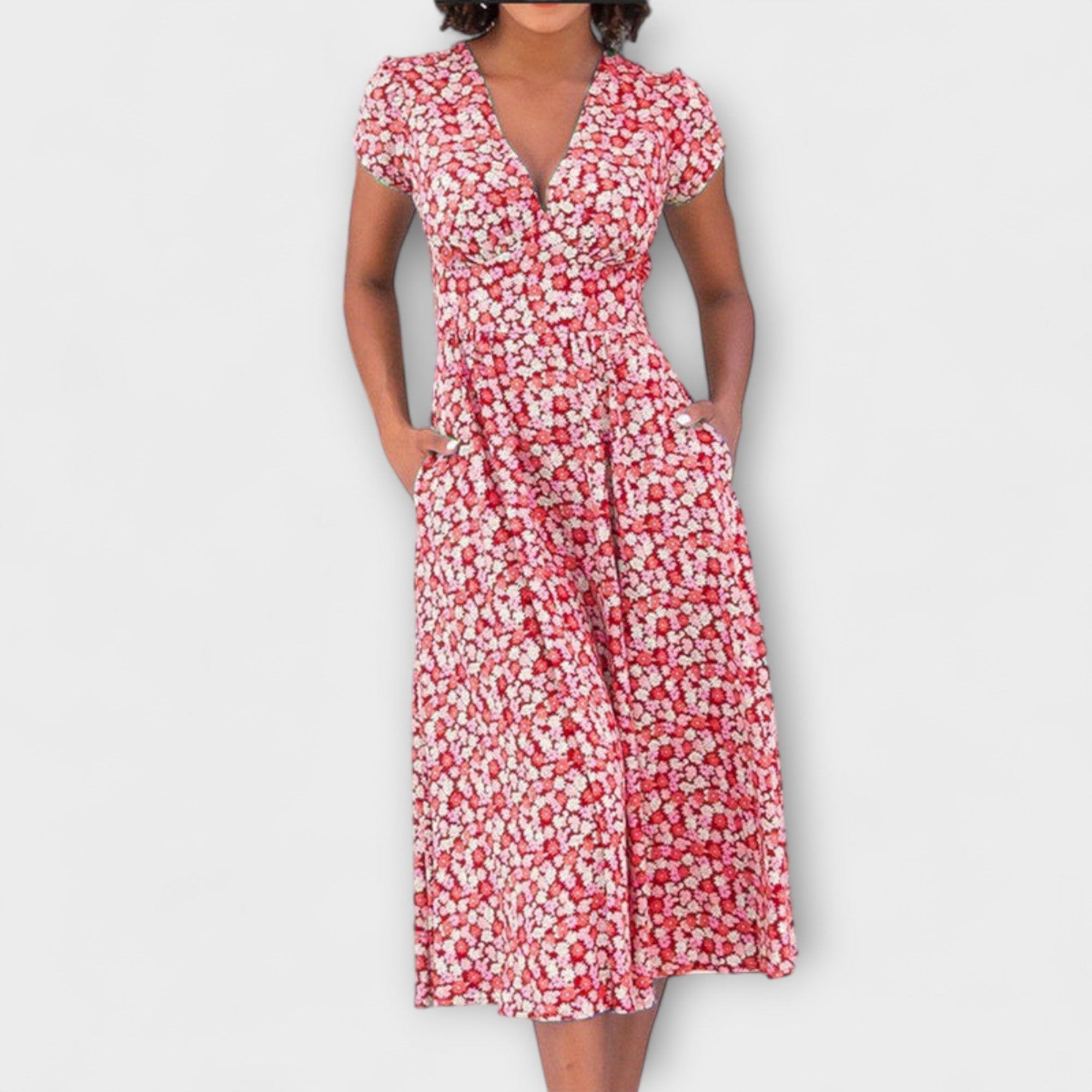 Vestido Midi Camisero con Botones | Alpha