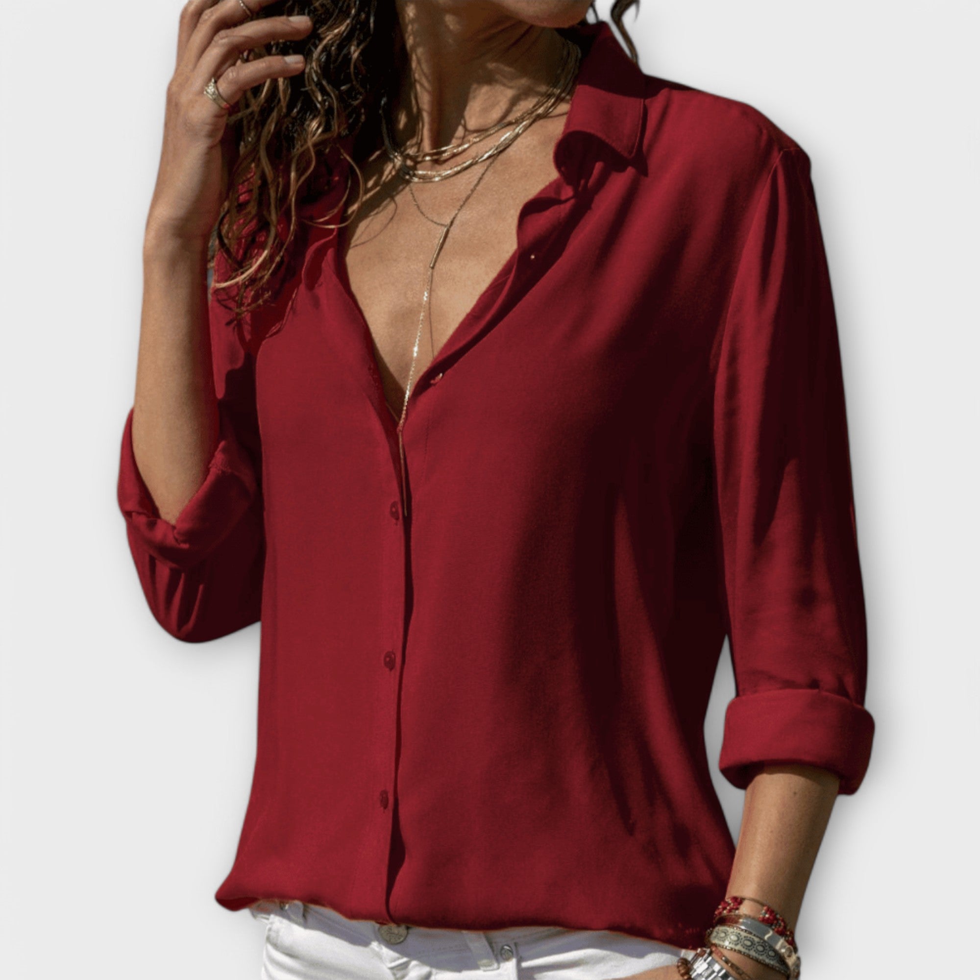 Blusa Perfecta de Tejido Fluido para Mujer | Kamilly