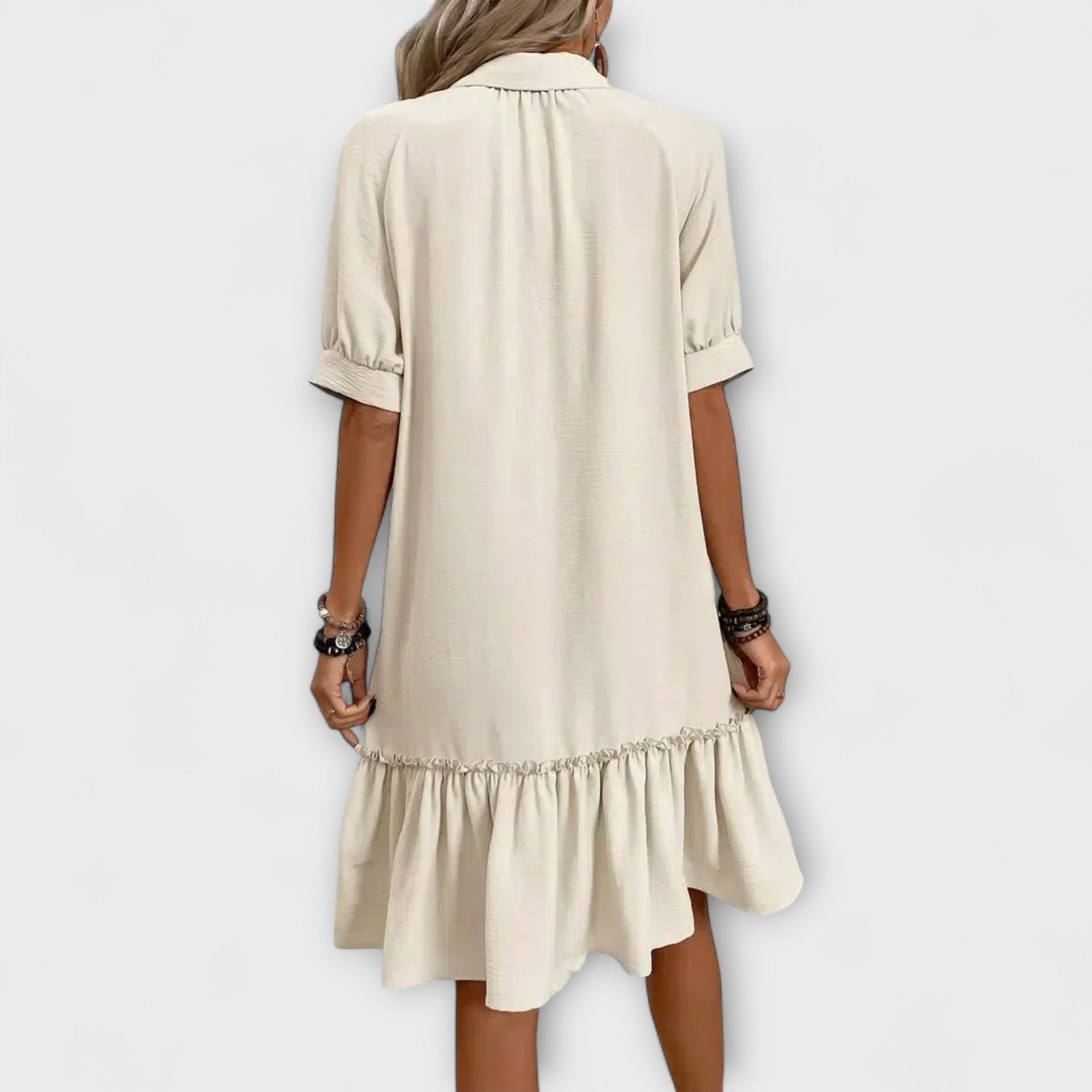 Vestido de Fiesta con Volantes Marlowe | Ruffle
