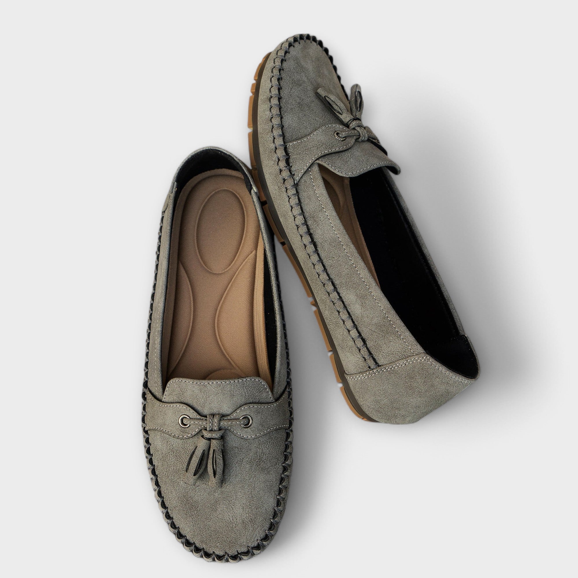 Mocasines de Piel con Plataforma para Mujer | Ori