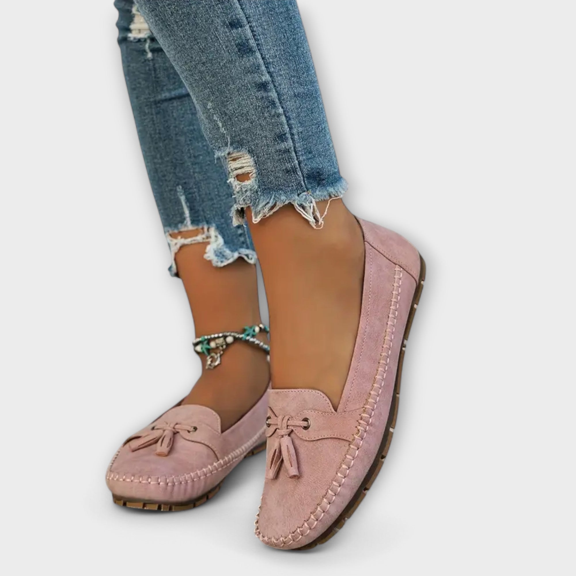 Mocasines de Piel con Plataforma para Mujer | Ori