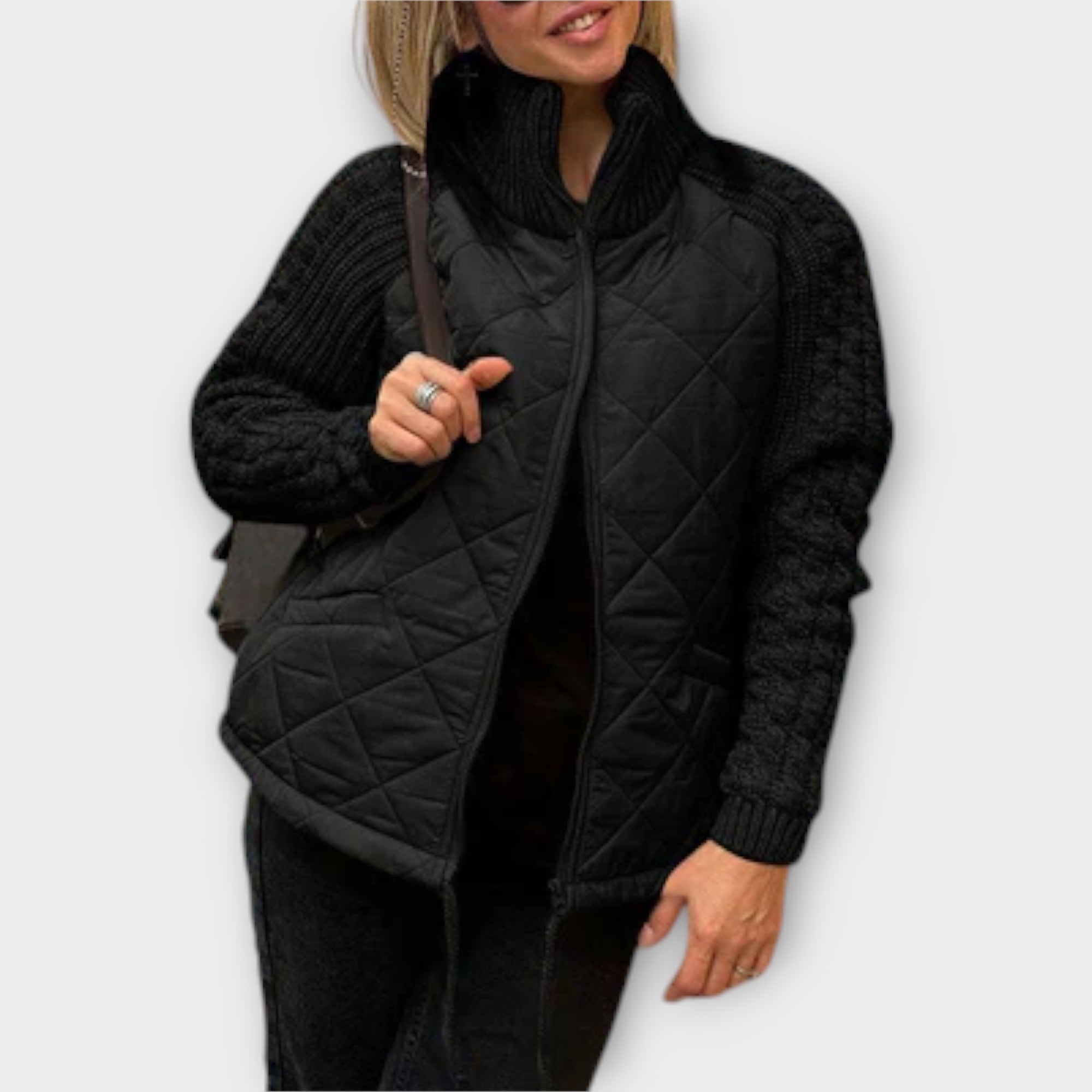 Chaqueta Cortavientos con Cuello Alto para Mujer | Kattie