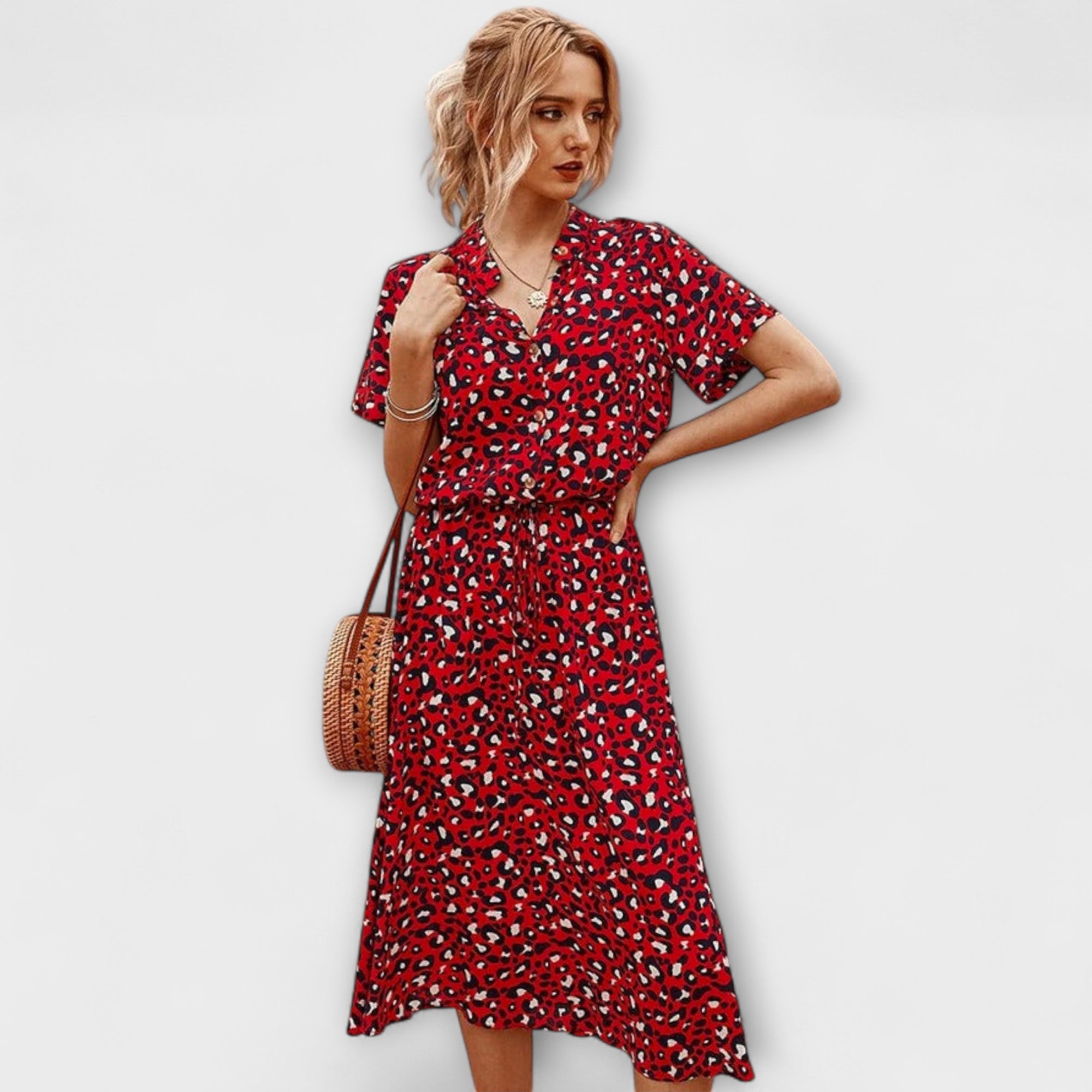 Vestido Midi Entallado para Eventos | Tubo