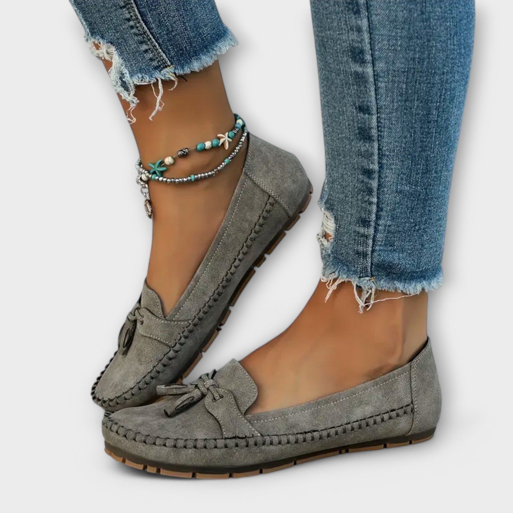 Mocasines de Piel con Plataforma para Mujer | Ori