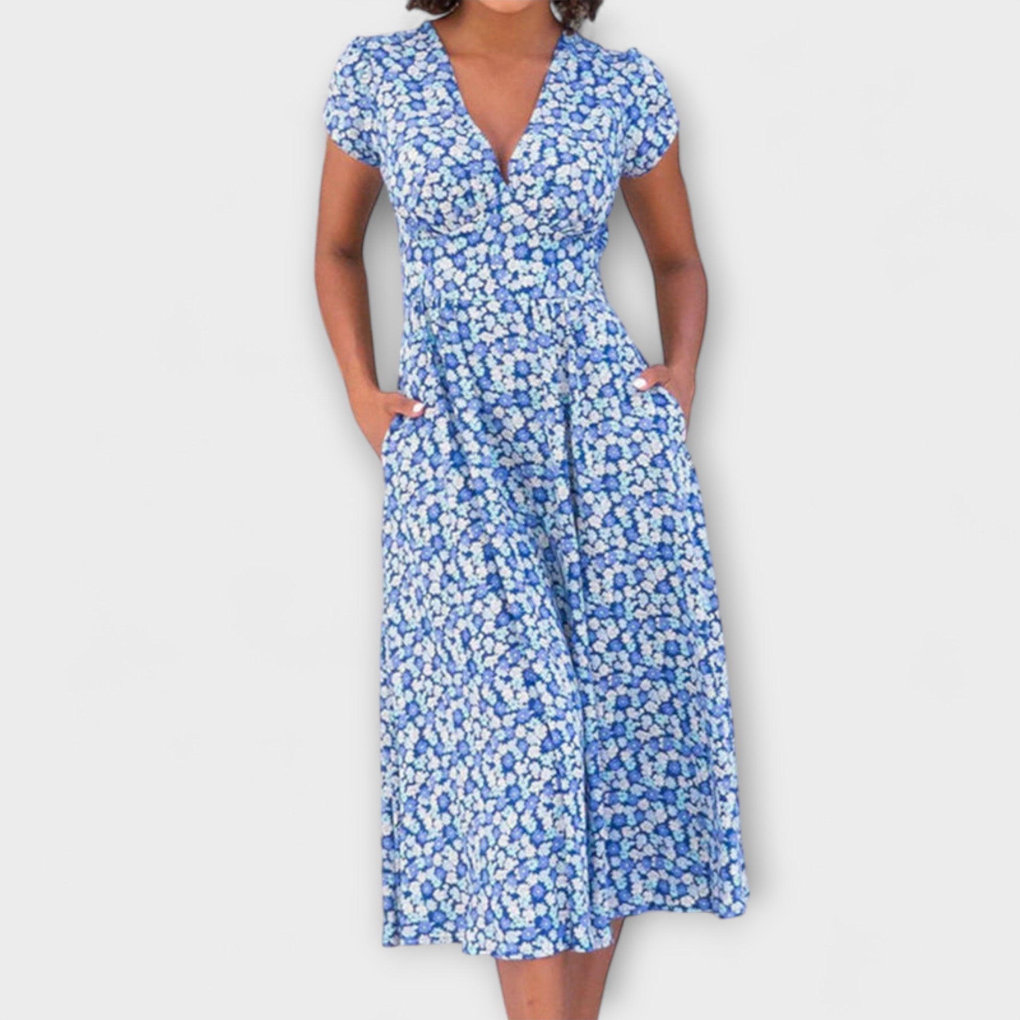 Vestido Midi Camisero con Botones | Alpha