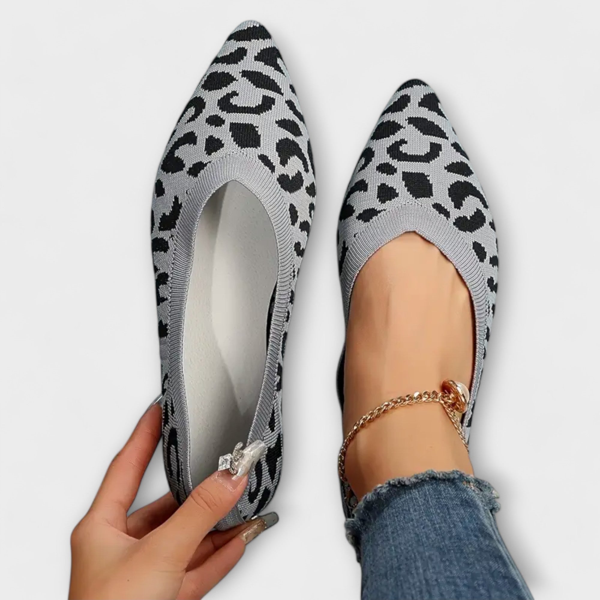 Bailarinas en Punta con Estampado de Leopardo | Zuzia