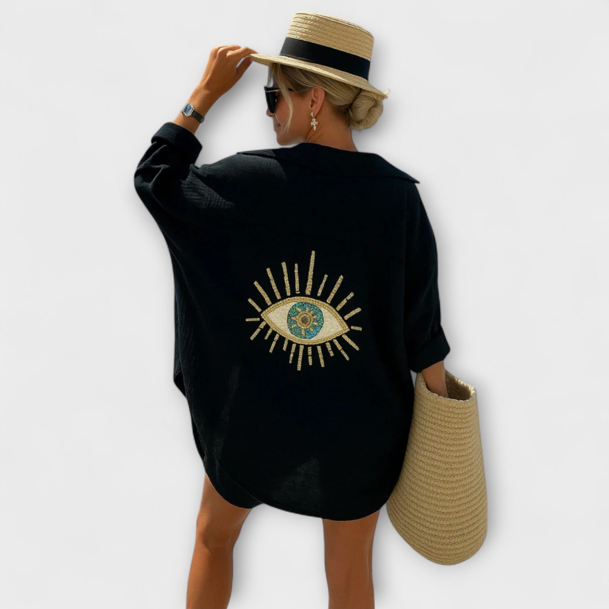 Blusa Blanca Estilo Ibicenco con Bordados | Verano